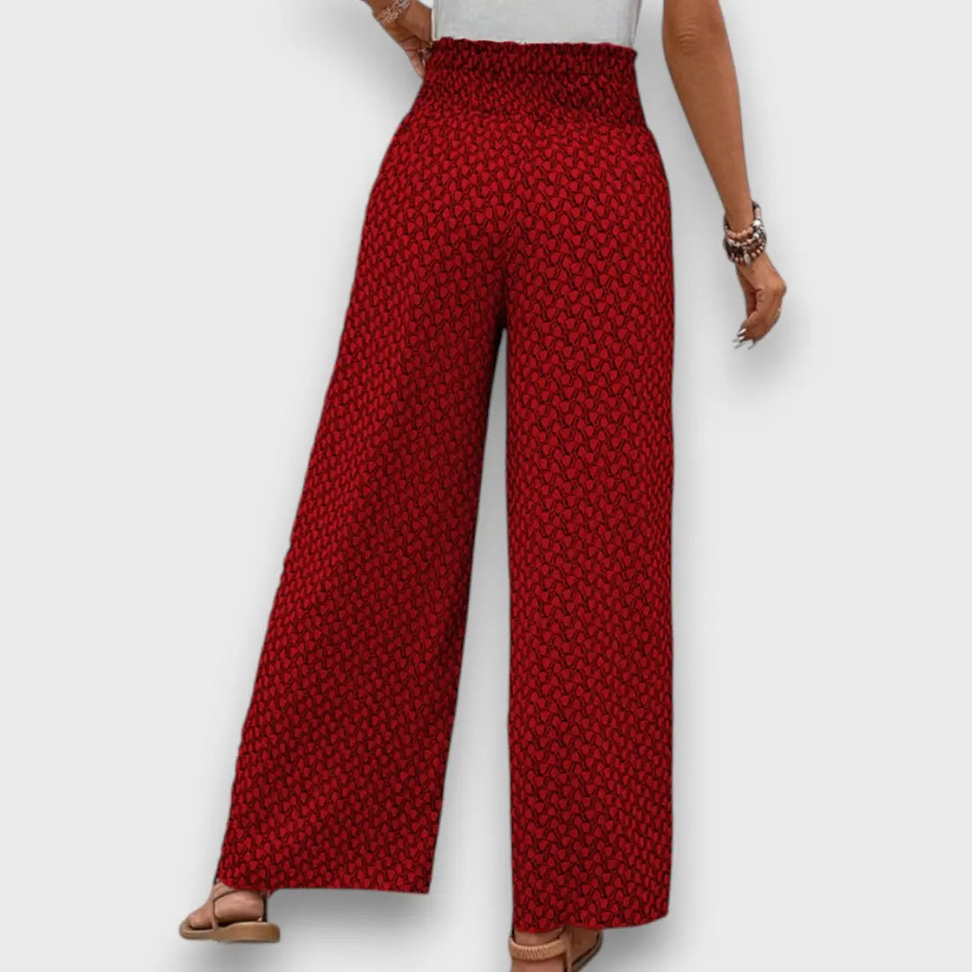 Mavilda – Weit geschnittene Hose mit hohem Bund - Emma Fioretti