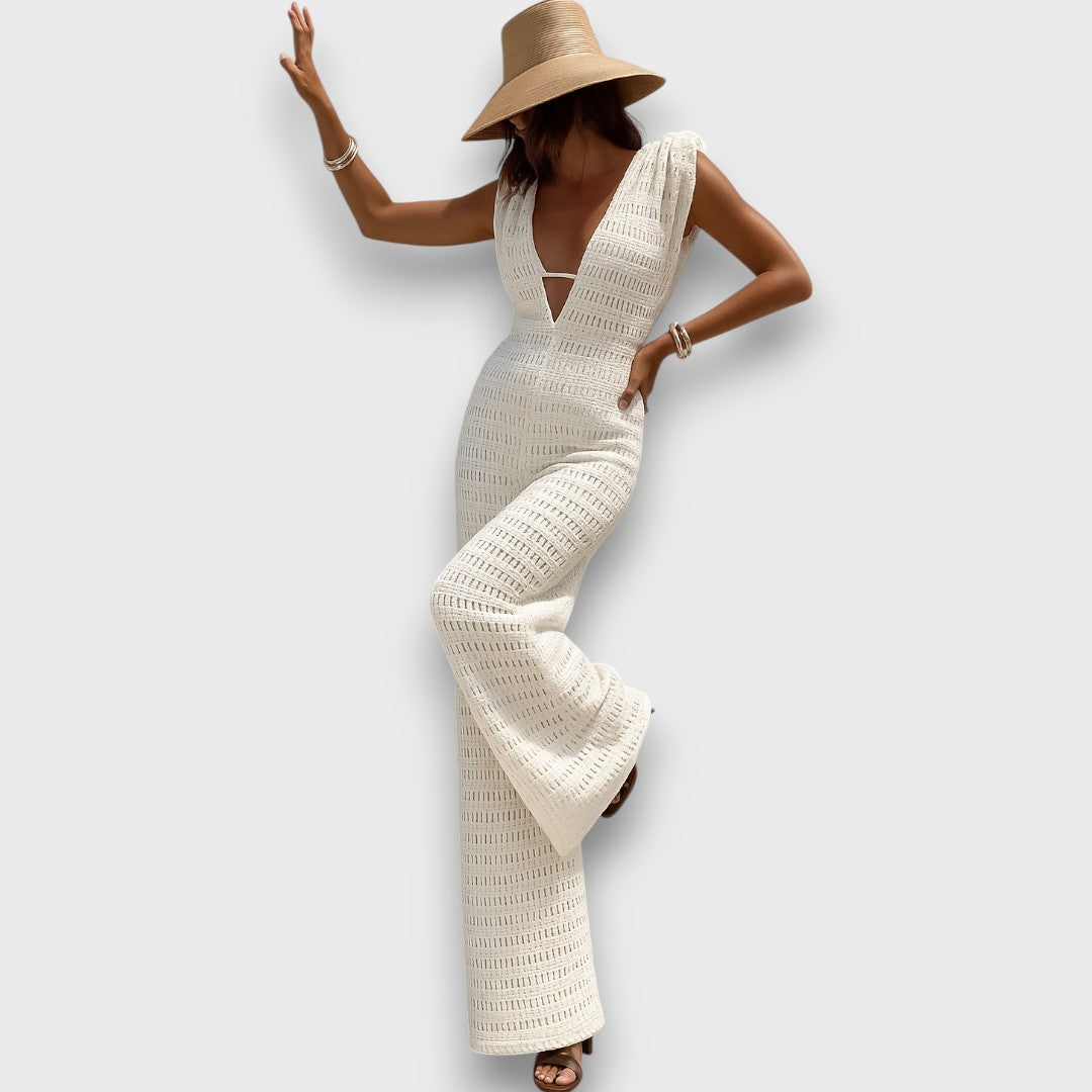 Isaline – Sommer-Jumpsuit mit Makramee-Details - Emma Fioretti