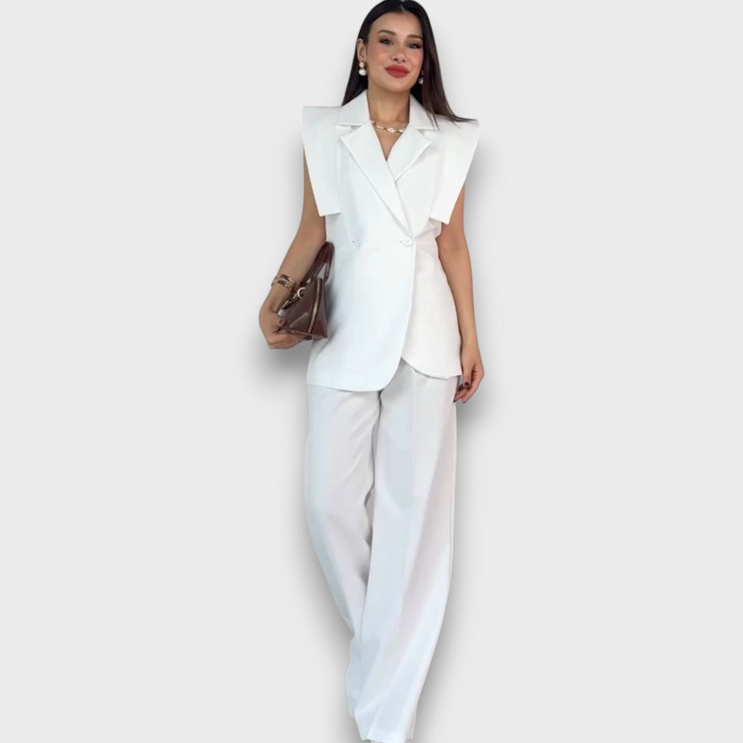 Olanda – Zweiteiler mit Oversize-Blazer und weiter Hose - Emma Fioretti