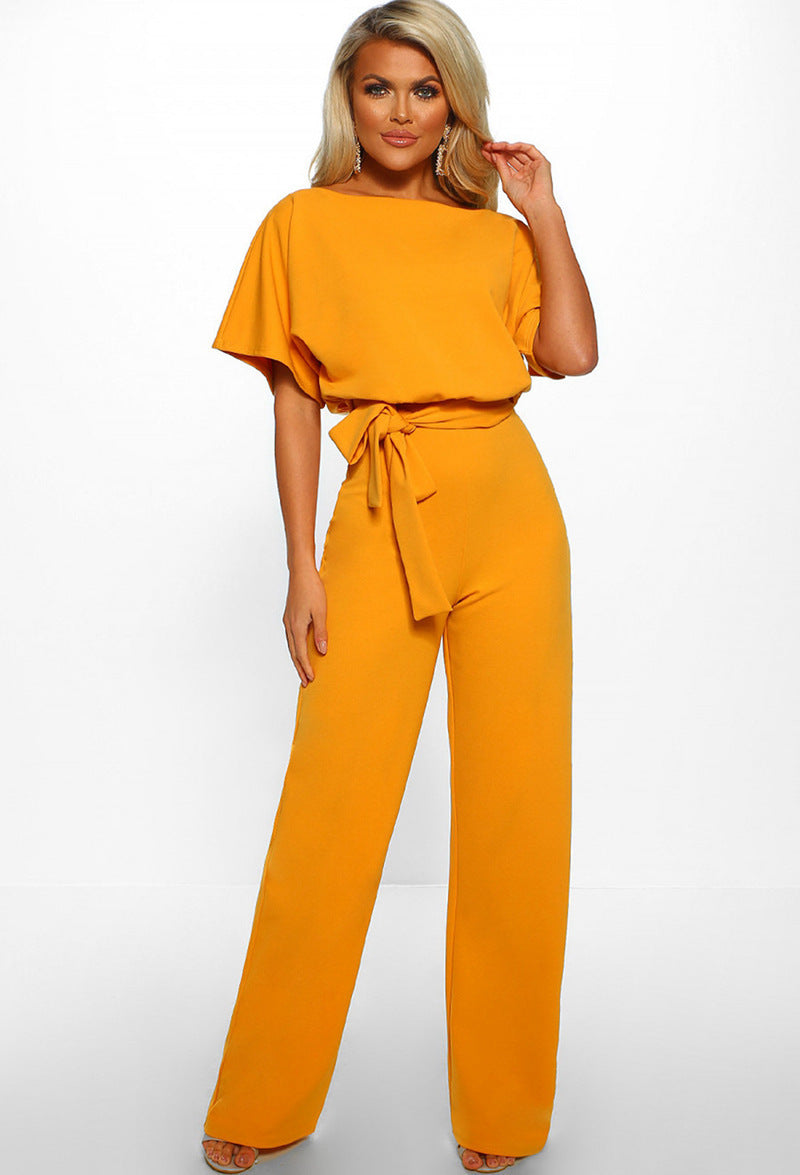 Noria – Dunkelblauer Jumpsuit mit eleganter Silhouette