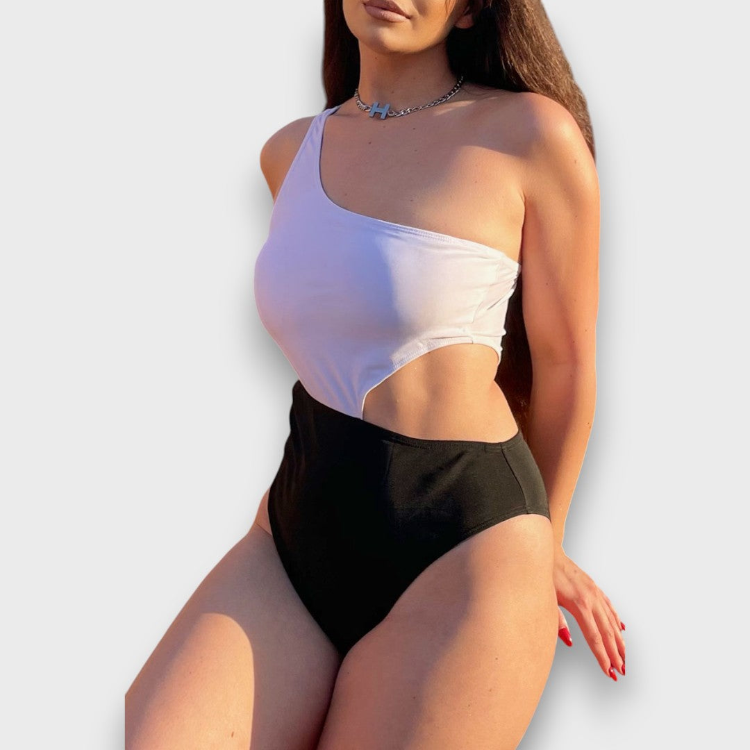 Lior – Asymmetrischer Badeanzug mit Cut-out - Emma Fioretti