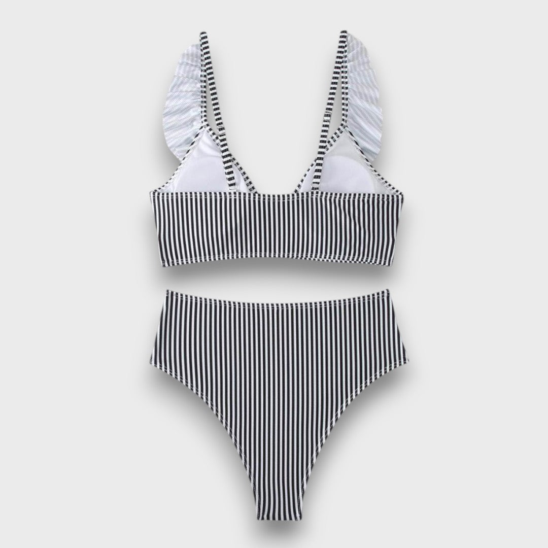 Sarena – Bikini mit Volant und High-Waist-Schnitt - Emma Fioretti