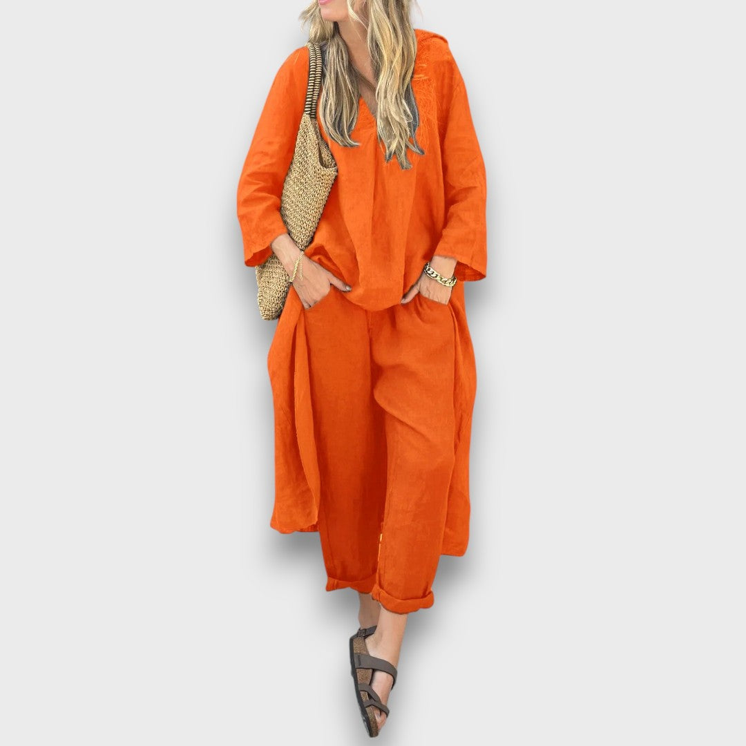 Melira – Sommer-Set in fließender Eleganz