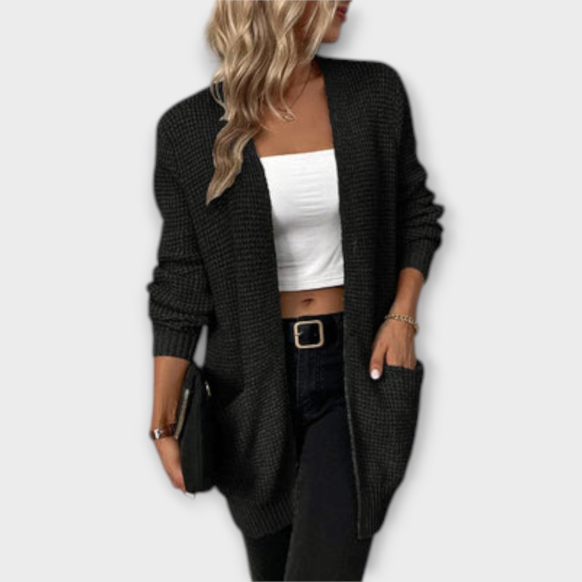 Lacy – Strick-Cardigan mit Taschen