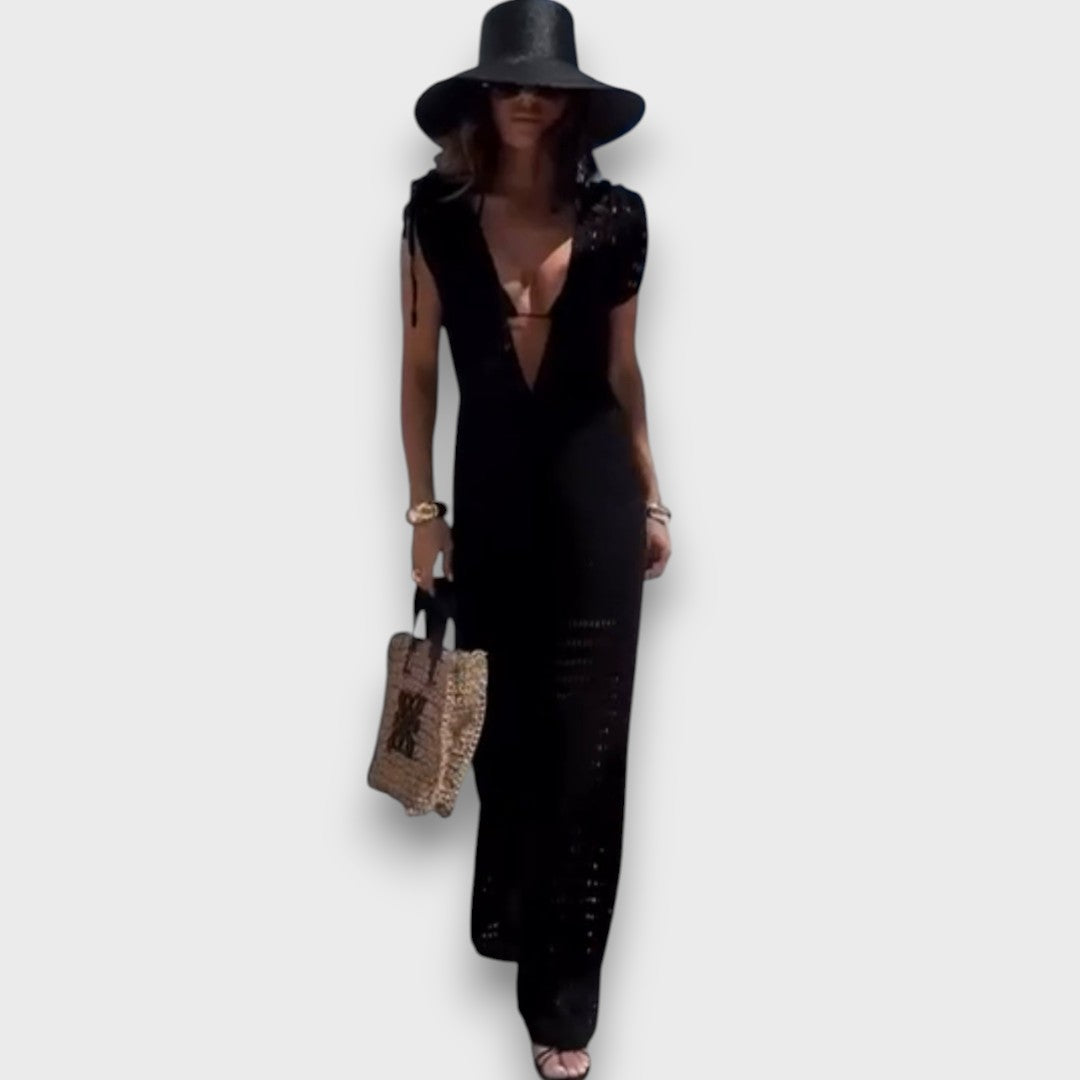 Isaline – Sommer-Jumpsuit mit Makramee-Details - Emma Fioretti