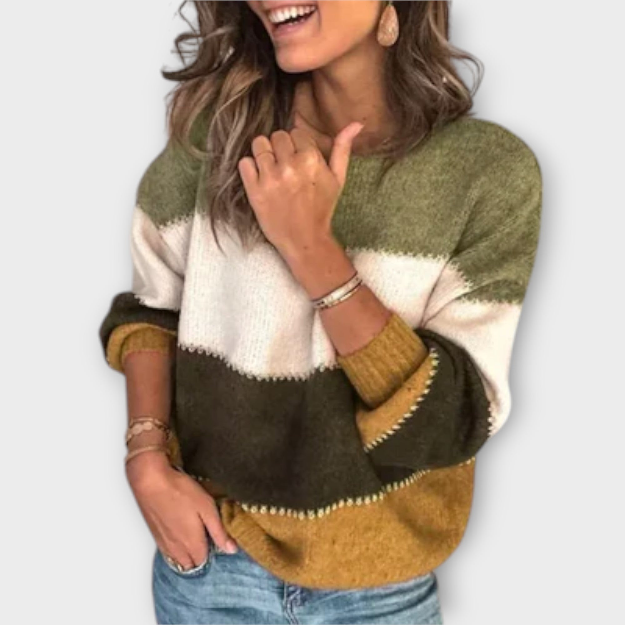 Elissa – Retro-Pullover aus weichem Strick