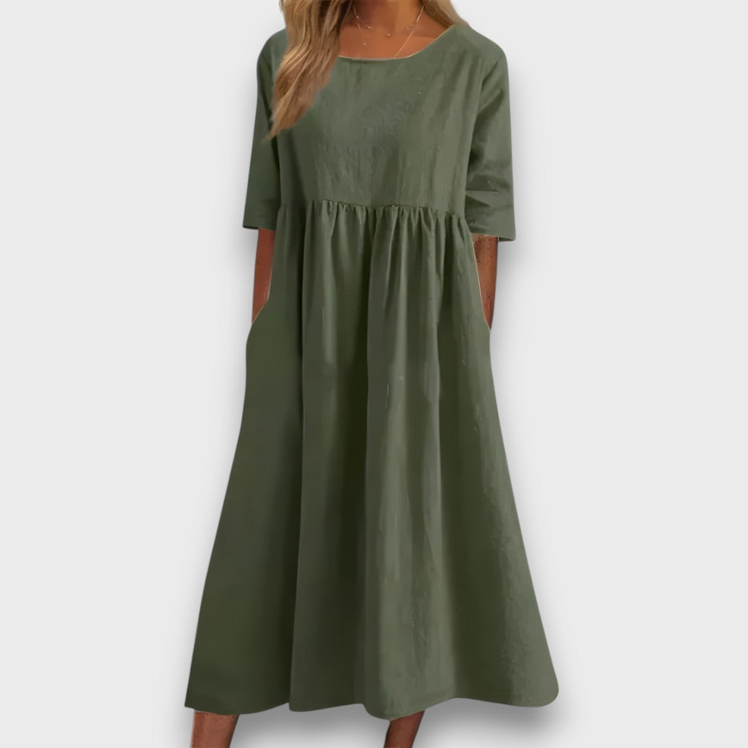 Lioren – Midikleid in klarer Silhouette