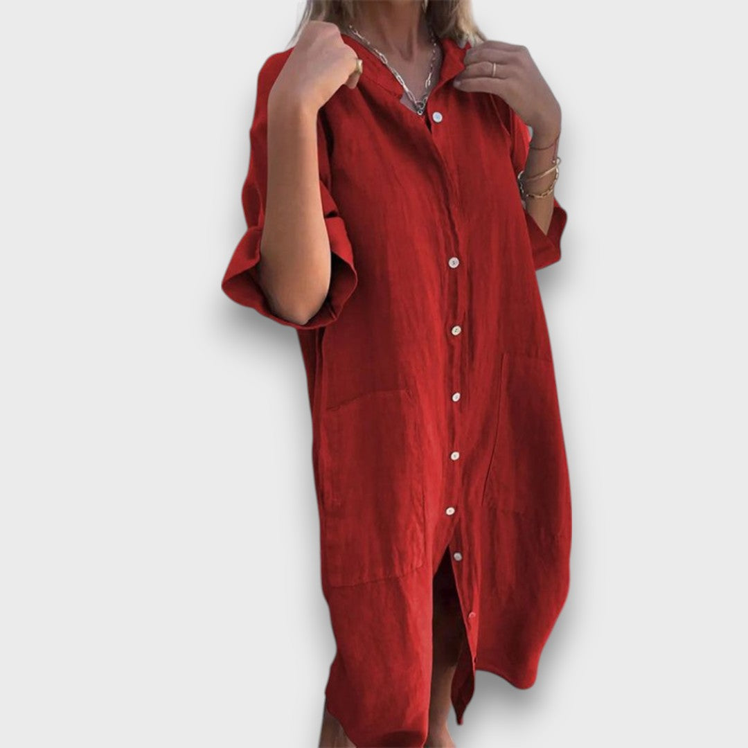 Melanie – Casual Hemdblusenkleid Emma Fioretti
