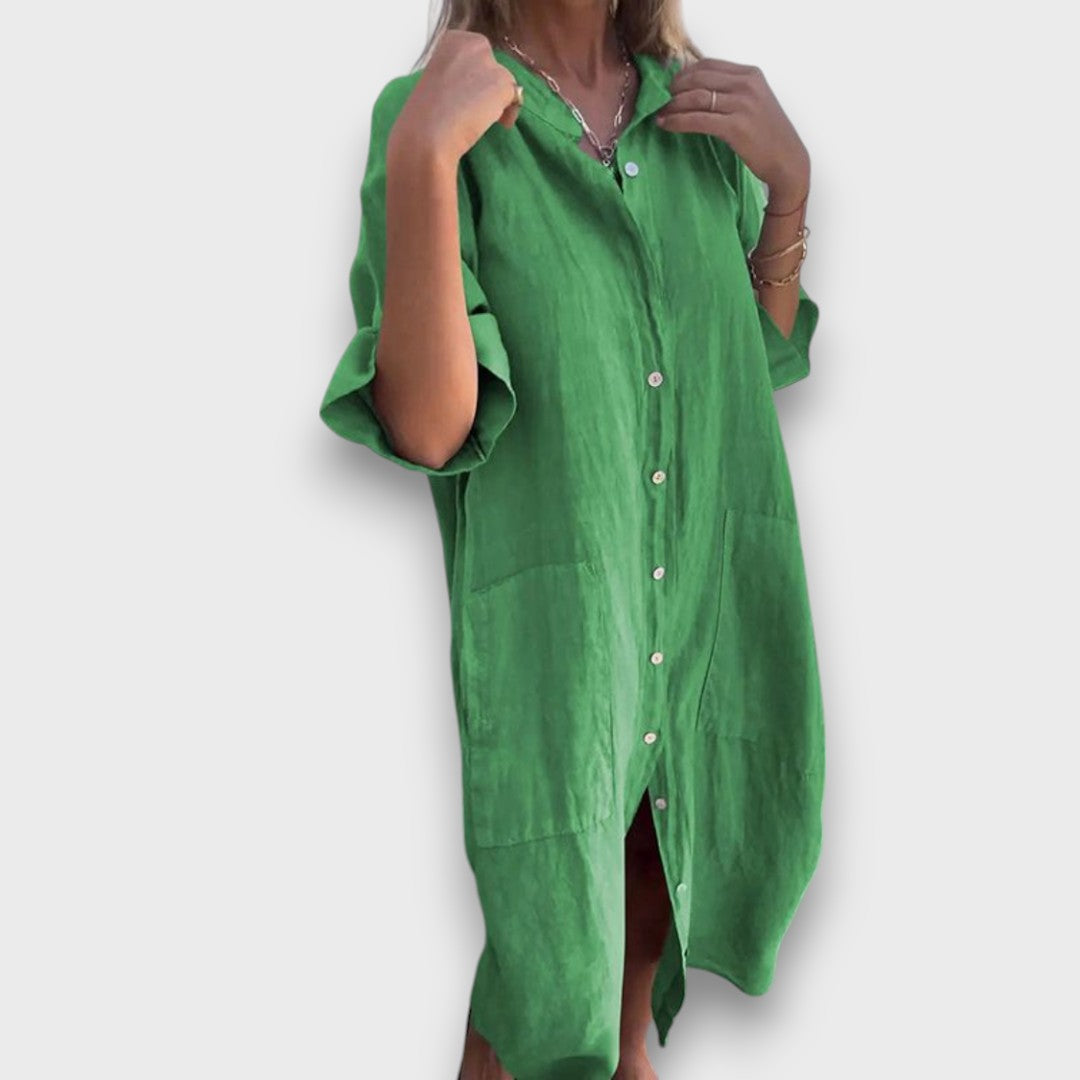 Melanie – Casual Hemdblusenkleid Emma Fioretti