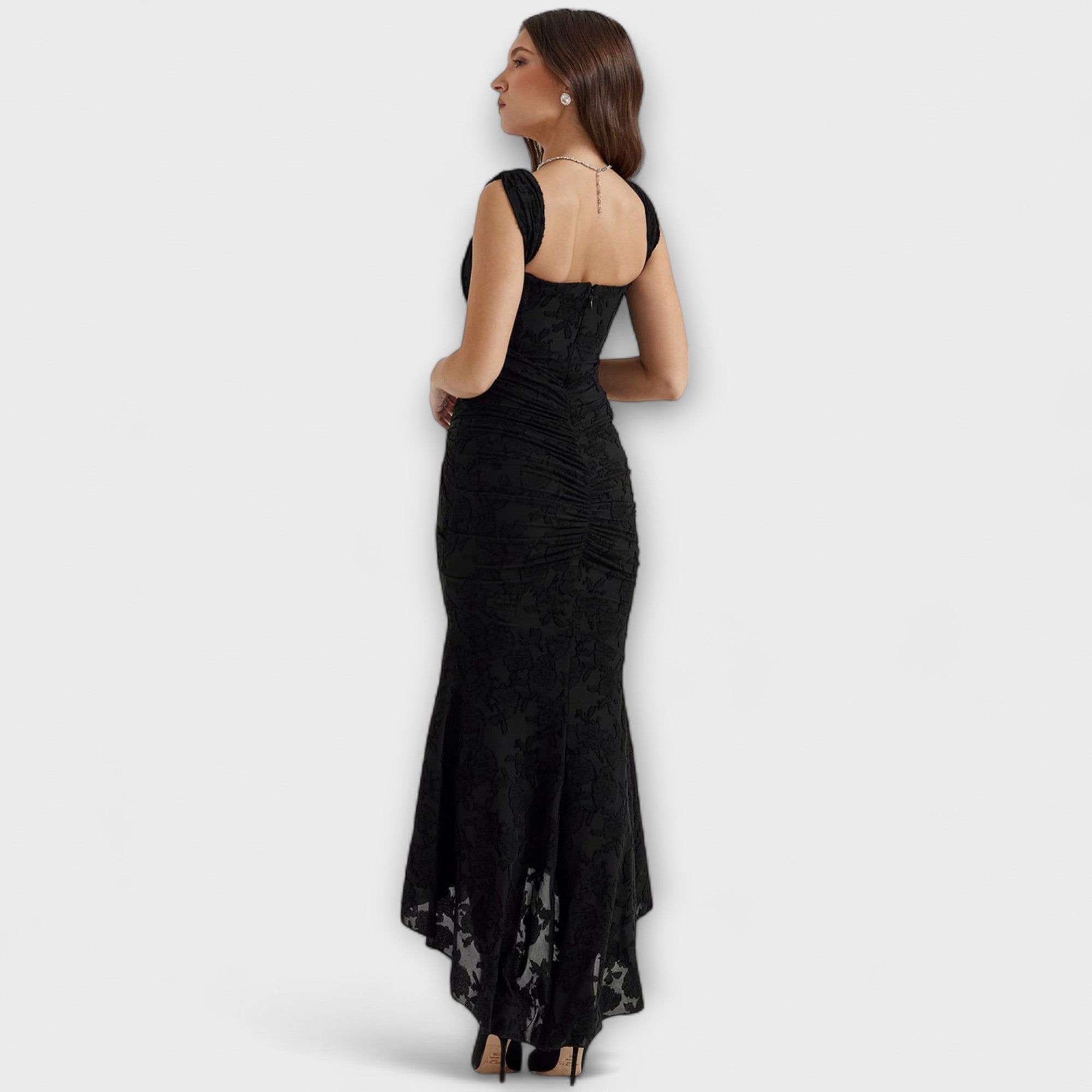 Eloura – Korsettkleid in zartem Rosaton