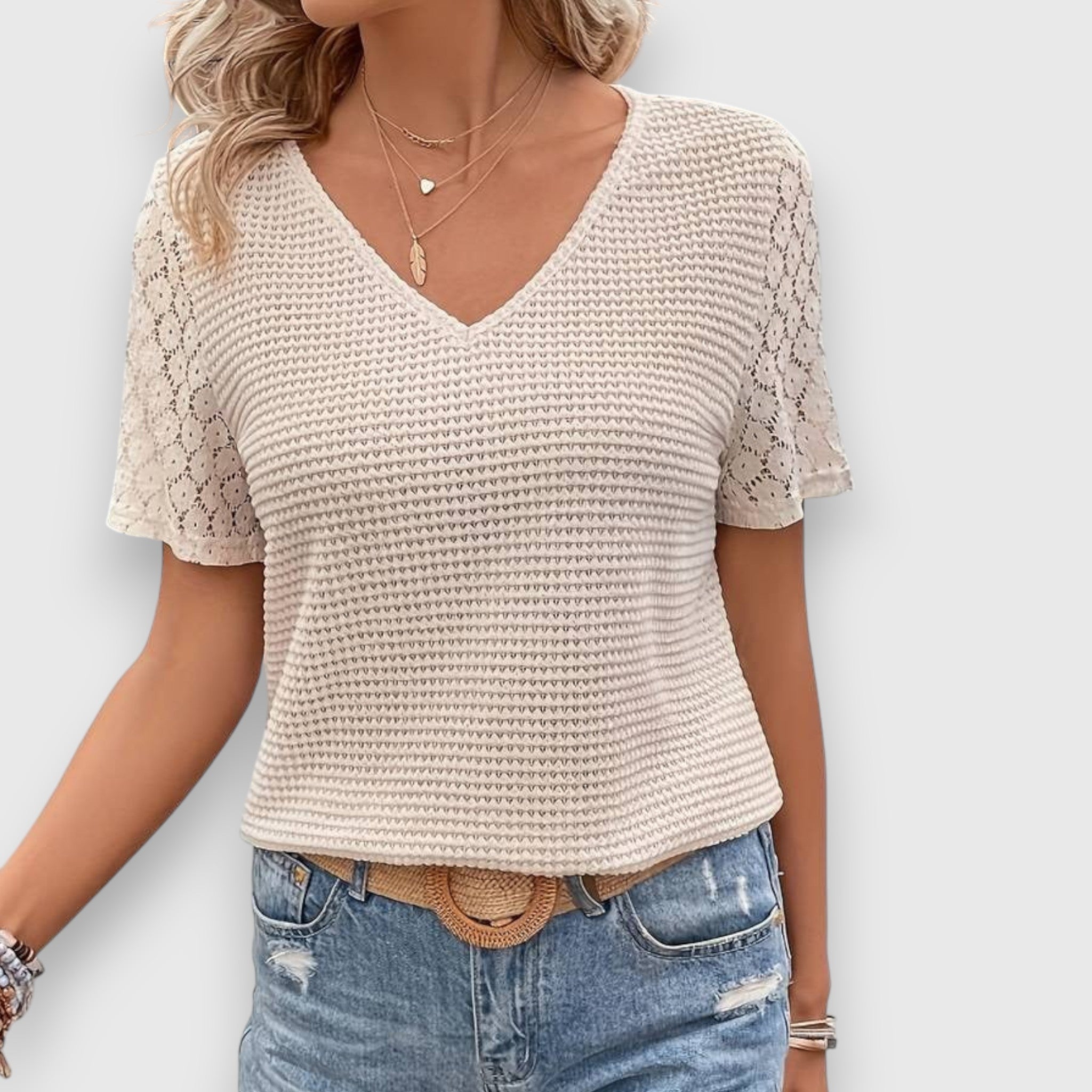 Alenne – Bluse mit Spitze