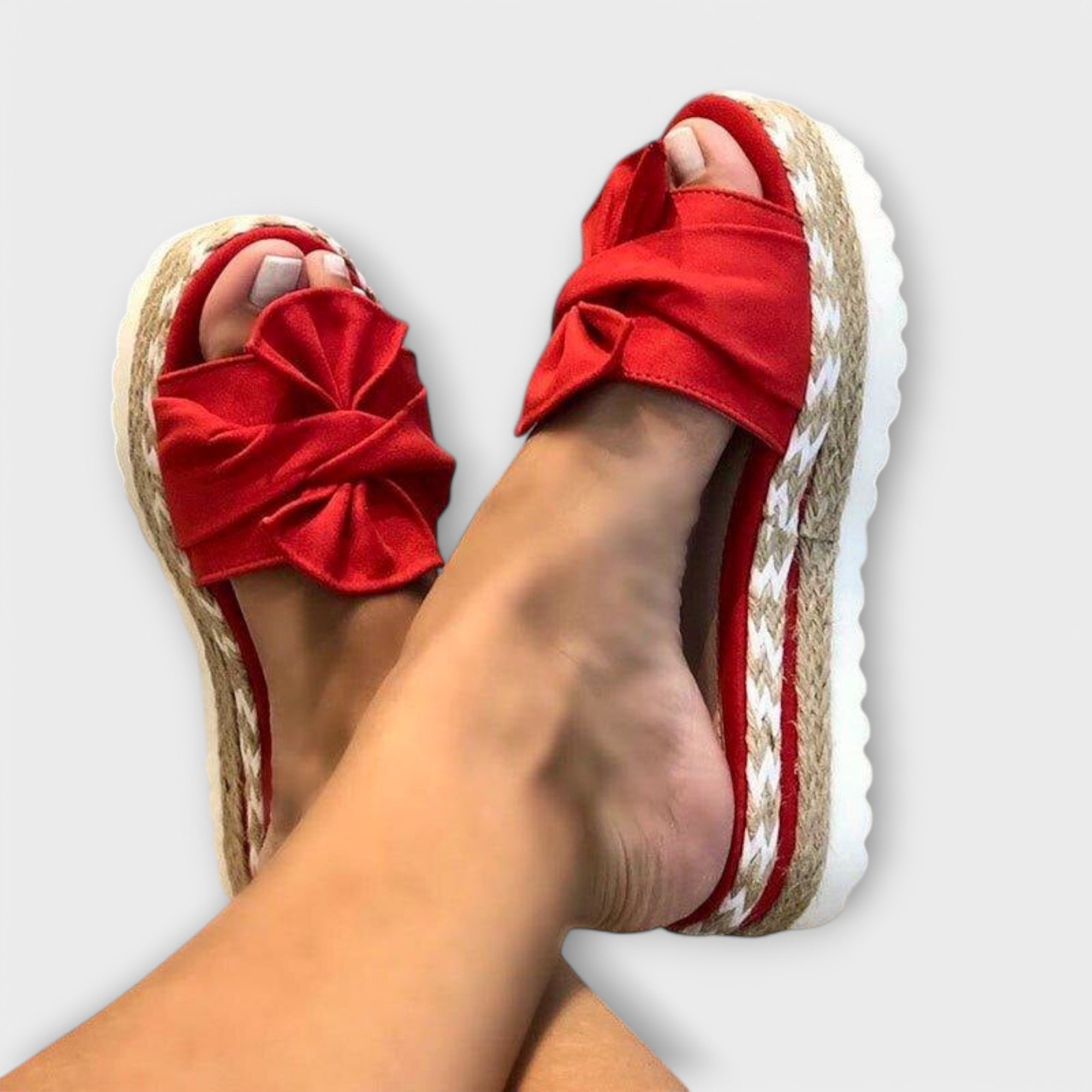 Seina – Bequeme Sandalen mit Schleifendetail