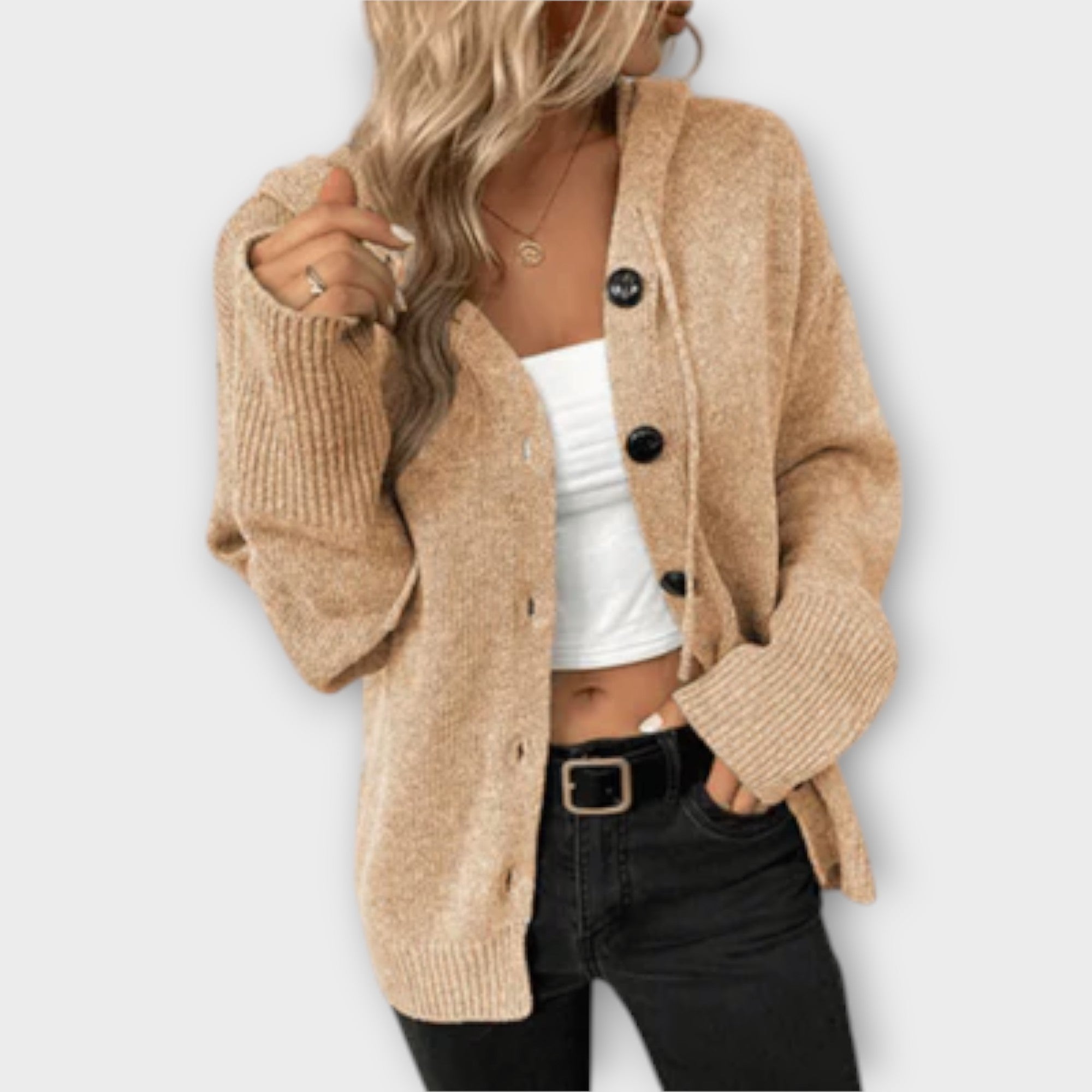 Brenne – Strickcardigan mit Knöpfen