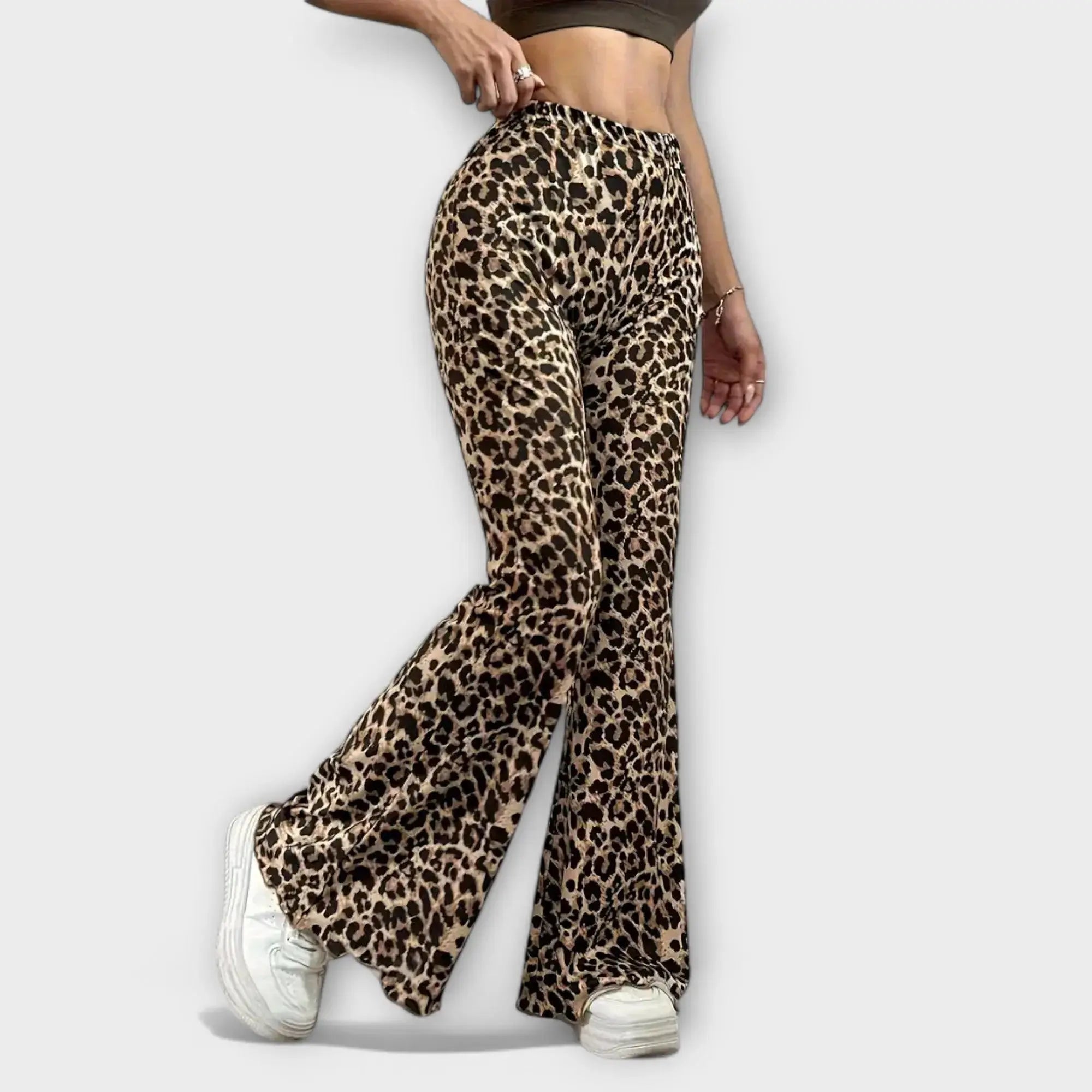 Leonarda – Weite Hose mit Animal-Print - Emma Fioretti