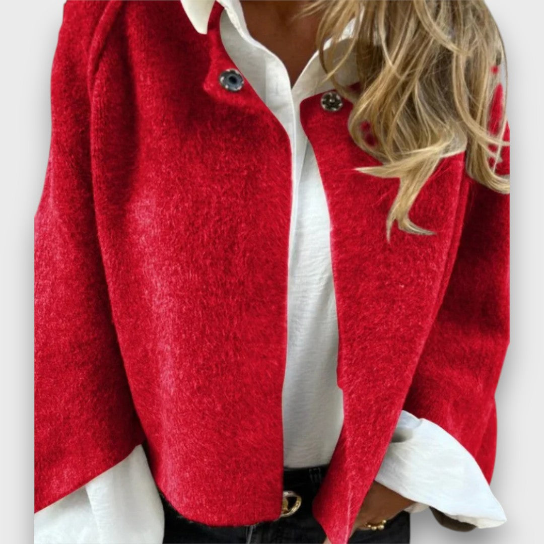 Celeste – Eleganter Kurzcardigan mit weicher Struktur Emma Fioretti