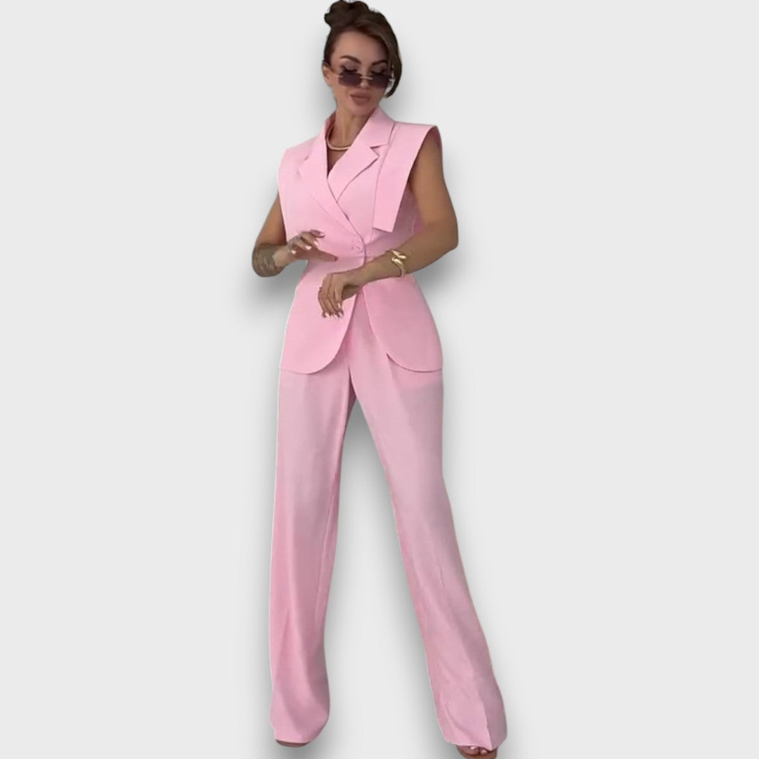 Olanda – Zweiteiler mit Oversize-Blazer und weiter Hose - Emma Fioretti