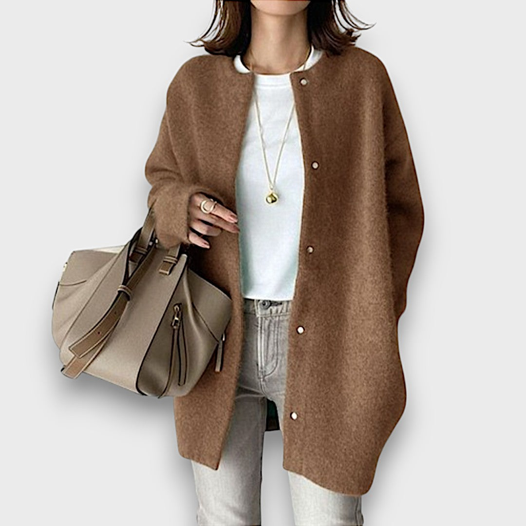 Teresa – Weicher Wollcardigan mit eleganter Linie Emma Fioretti