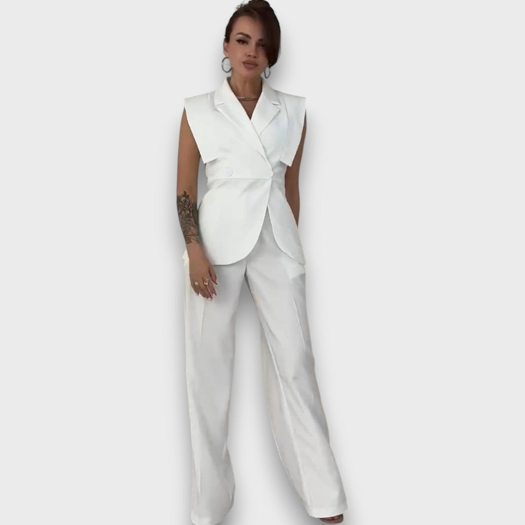 Olanda – Zweiteiler mit Oversize-Blazer und weiter Hose - Emma Fioretti