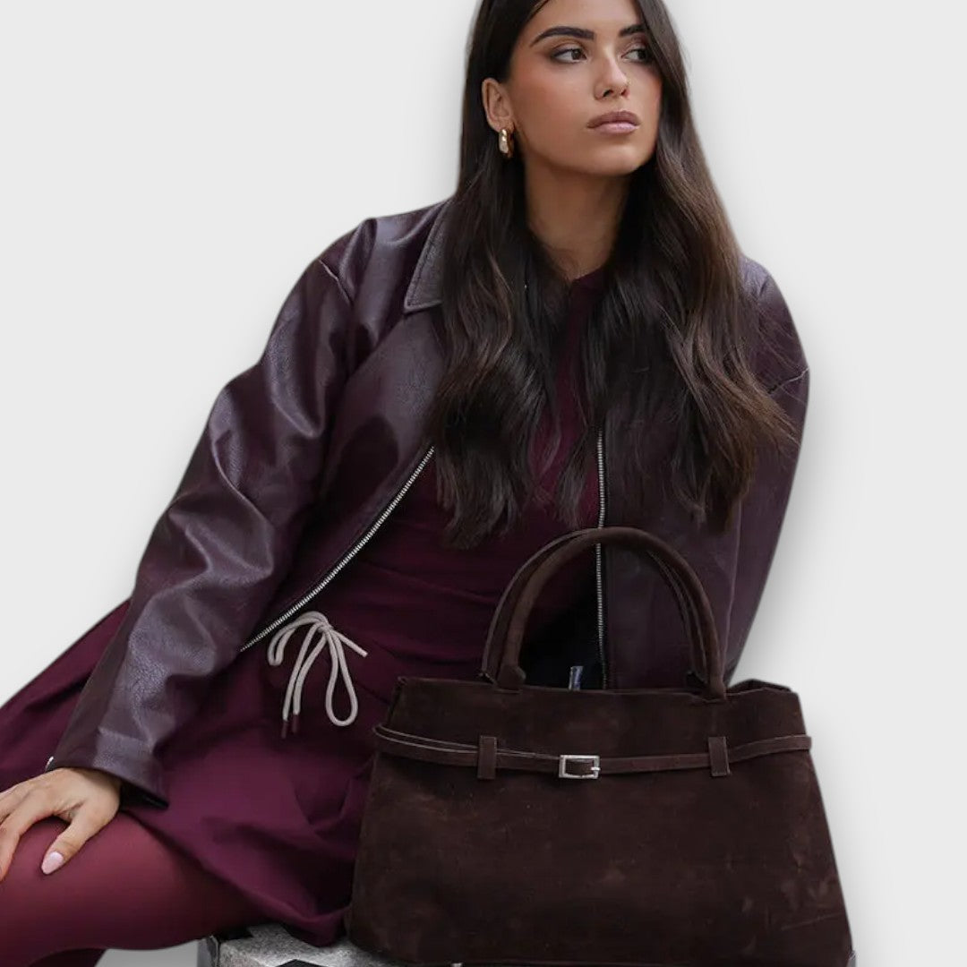 Dallia – Tote-Tasche aus Wildleder im Old-Money-Stil Emma Fioretti