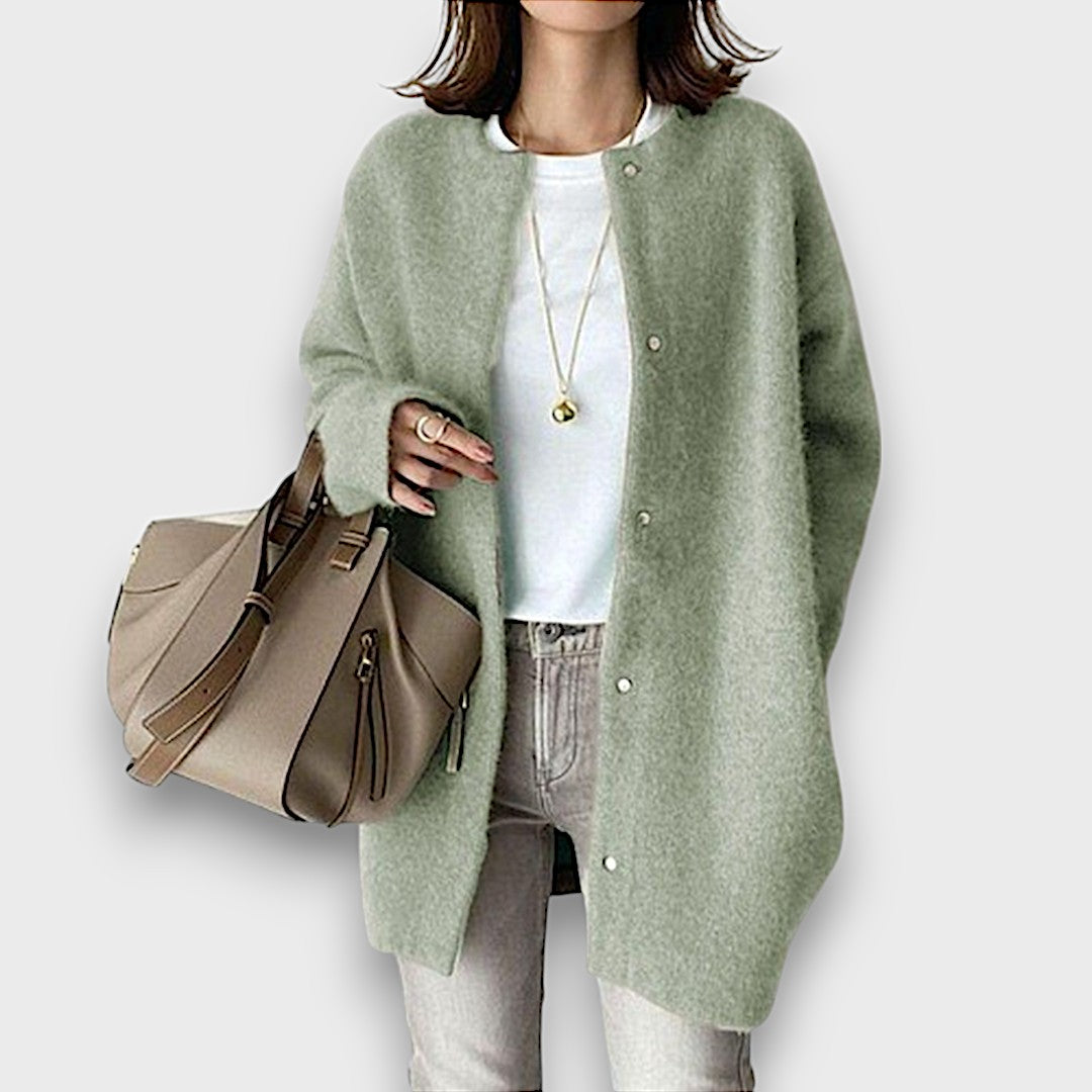 Teresa – Weicher Wollcardigan mit eleganter Linie Emma Fioretti