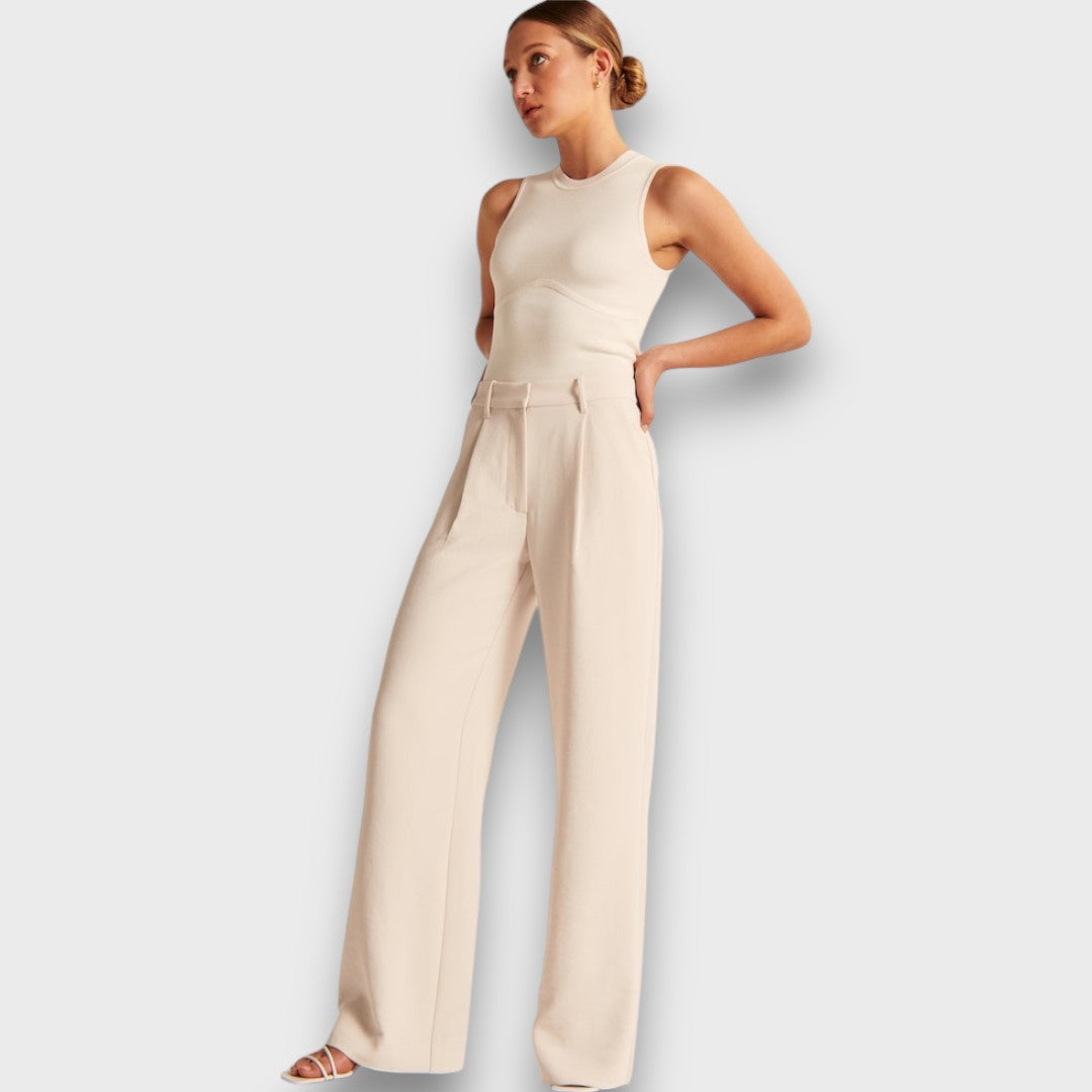 Alva – Weite Hose mit hoher Taille