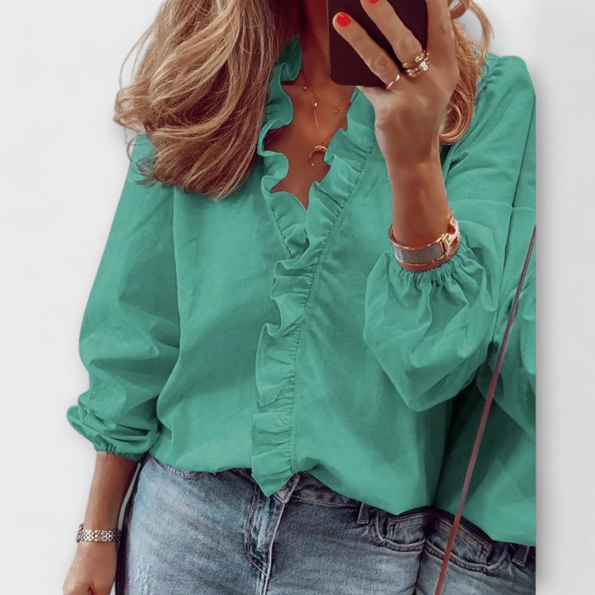 Sarah – Elegante Bluse mit besonderem Charakter - Emma Fioretti