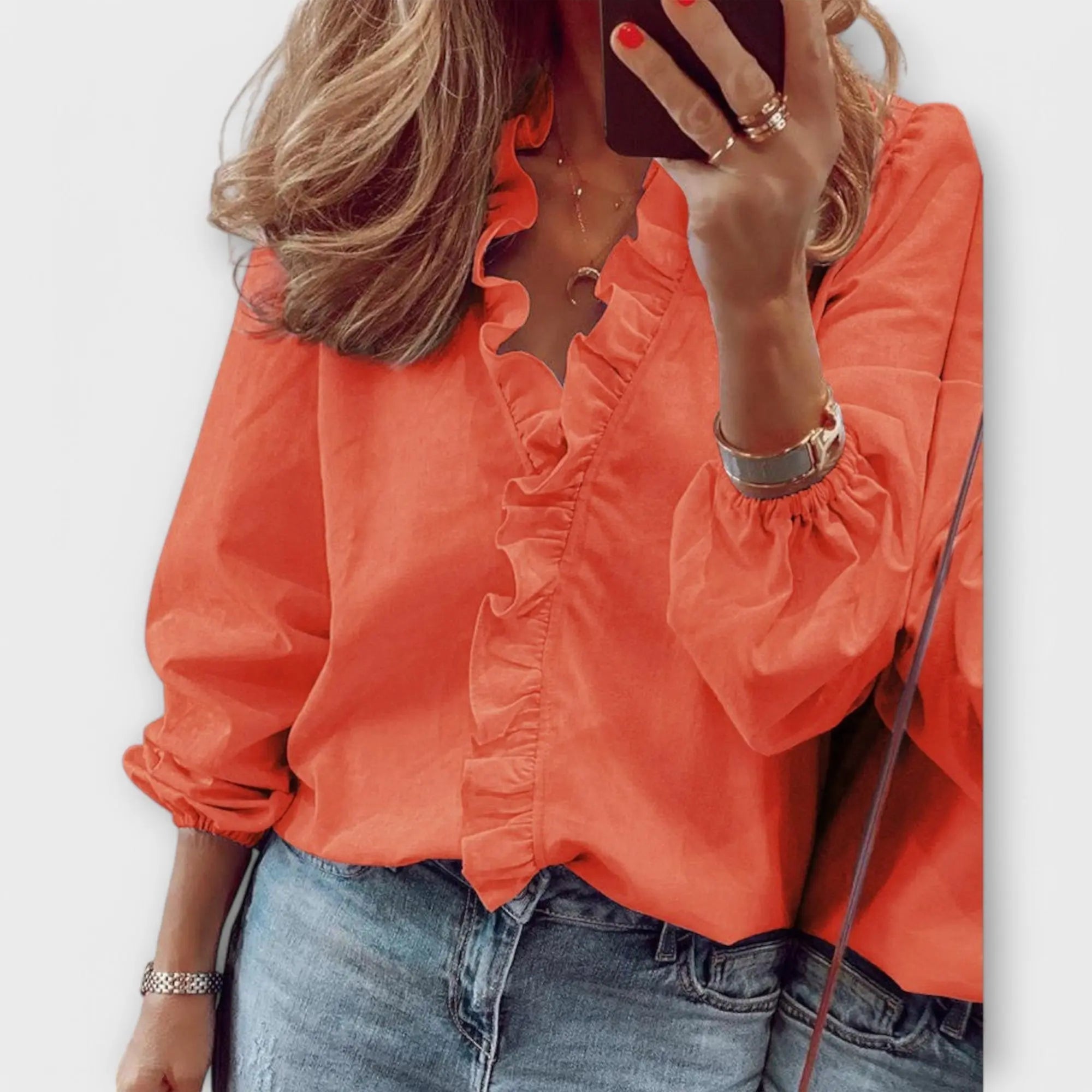 Sarah – Elegante Bluse mit besonderem Charakter - Emma Fioretti