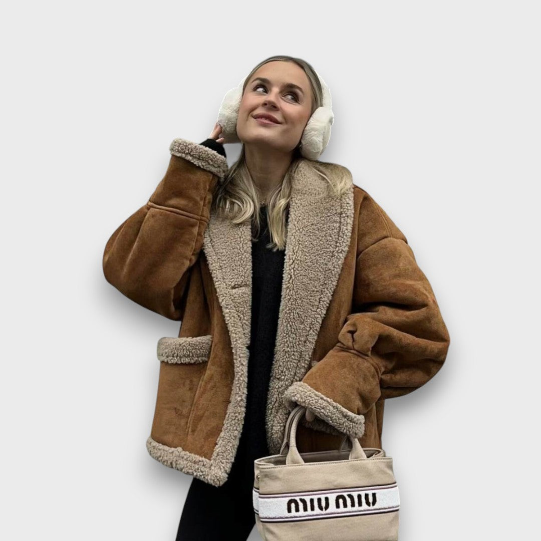 Gina – Warme Jacke mit Teddyfutter Emma Fioretti