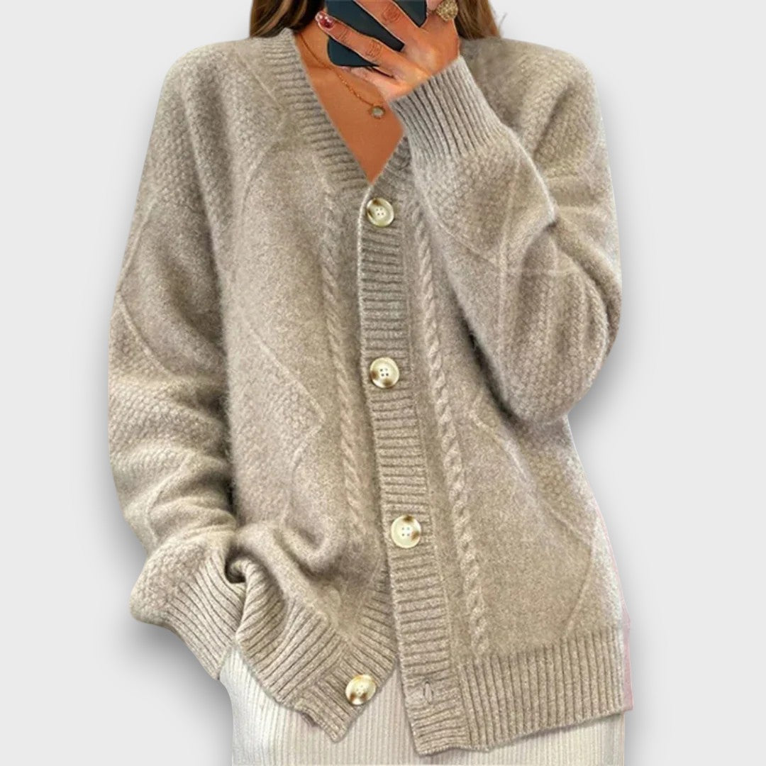 Erelia – Strickcardigan mit Knopfleiste
