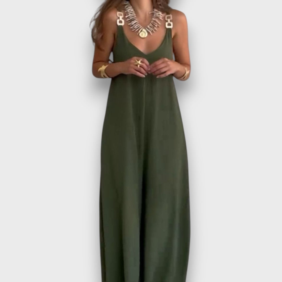 Nadine – Luftiger Sommer-Jumpsuit mit Trägern - Emma Fioretti