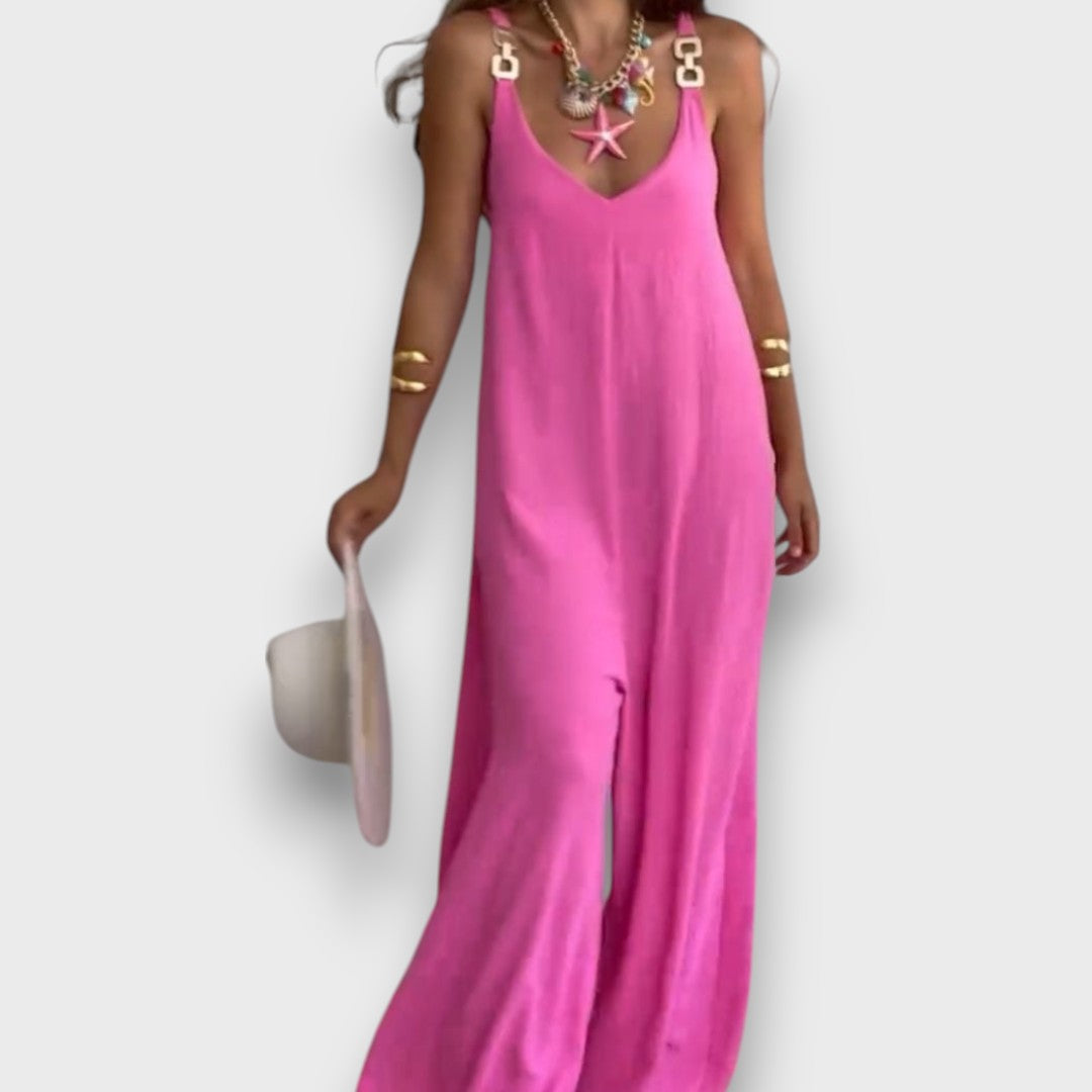 Nadine – Luftiger Sommer-Jumpsuit mit Trägern - Emma Fioretti