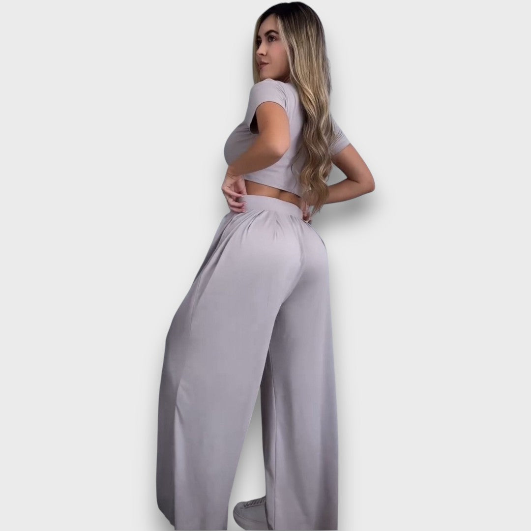 Andrea – Lässiges Set mit kurzem Top - Emma Fioretti