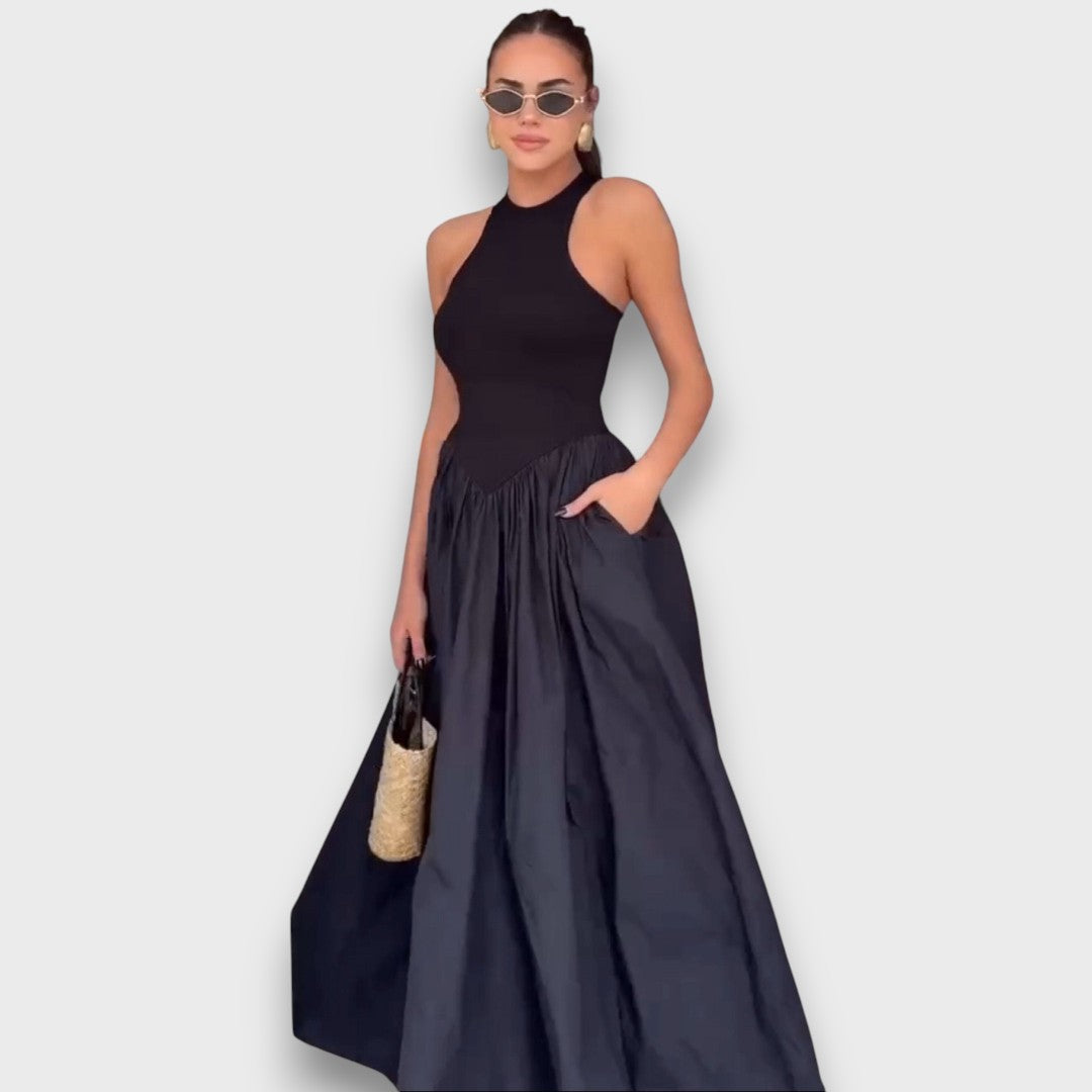 Clarissa – Kleid mit kontrastvoller Linie - Emma Fioretti
