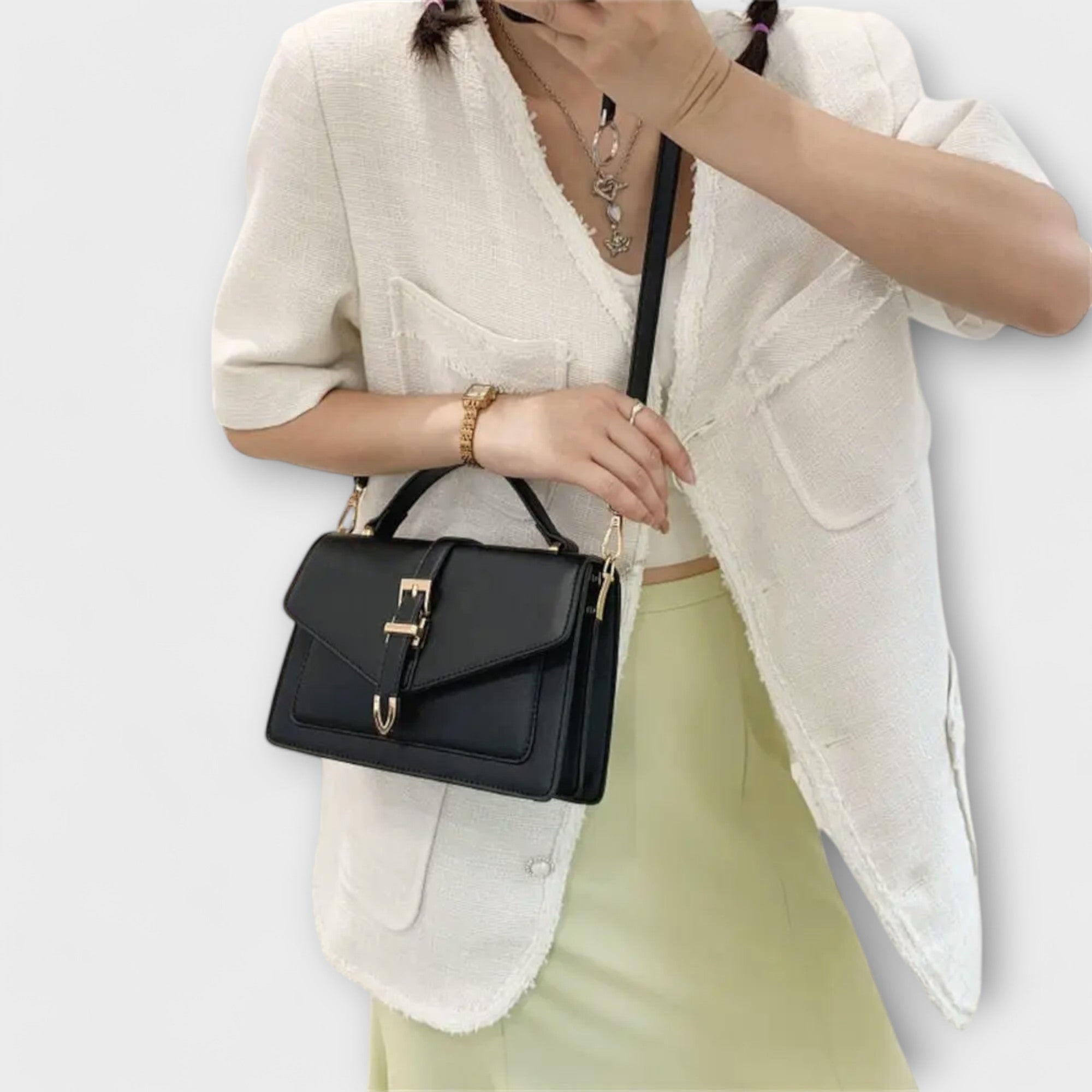 Luniva – Klassische Schultertasche Emma Fioretti