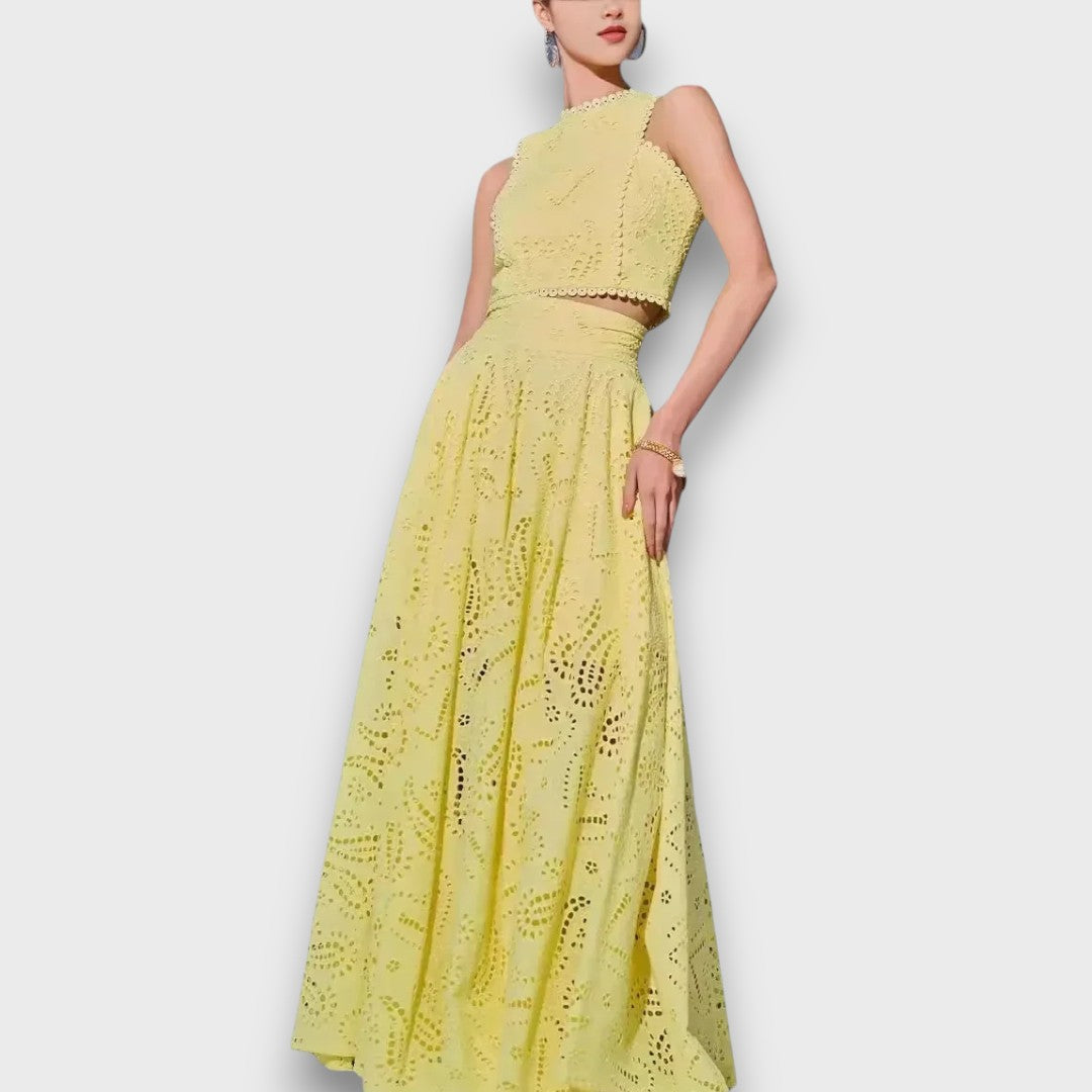 Lorina – Zweiteiler mit Cut-Out-Romantik Emma Fioretti