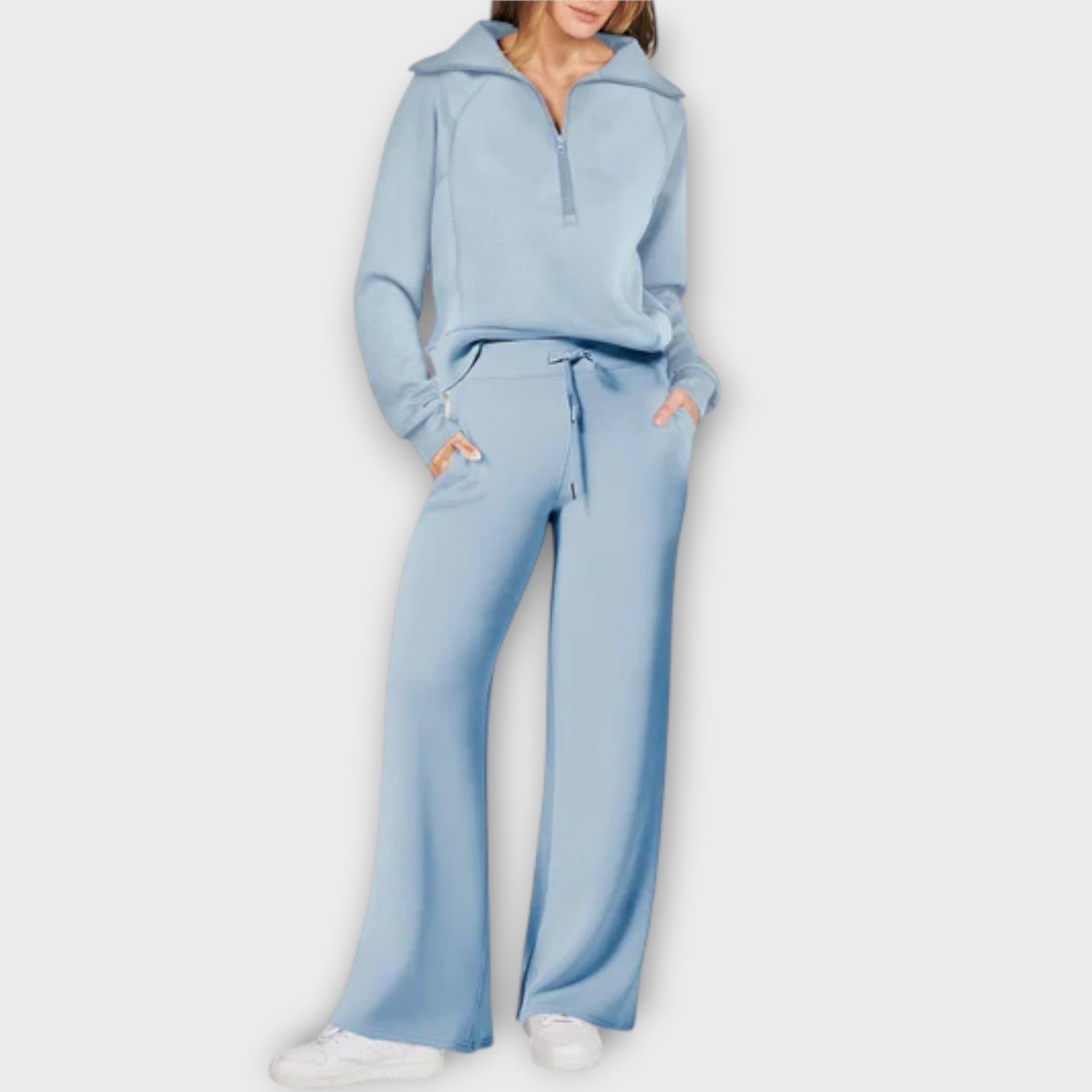 Eloria – Modernes Cozy-Set mit weitem Bein