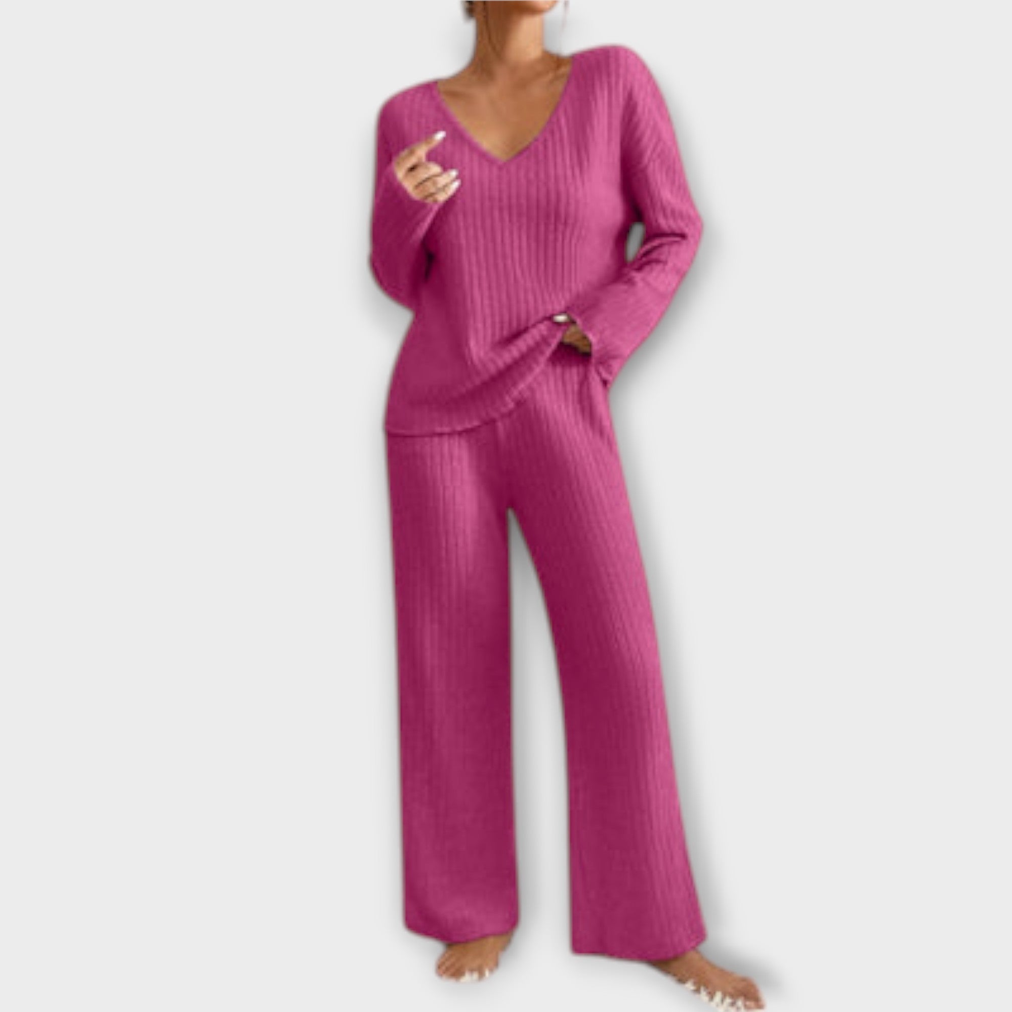 Aveline – Lounge-Set mit sanftem Strickfluss