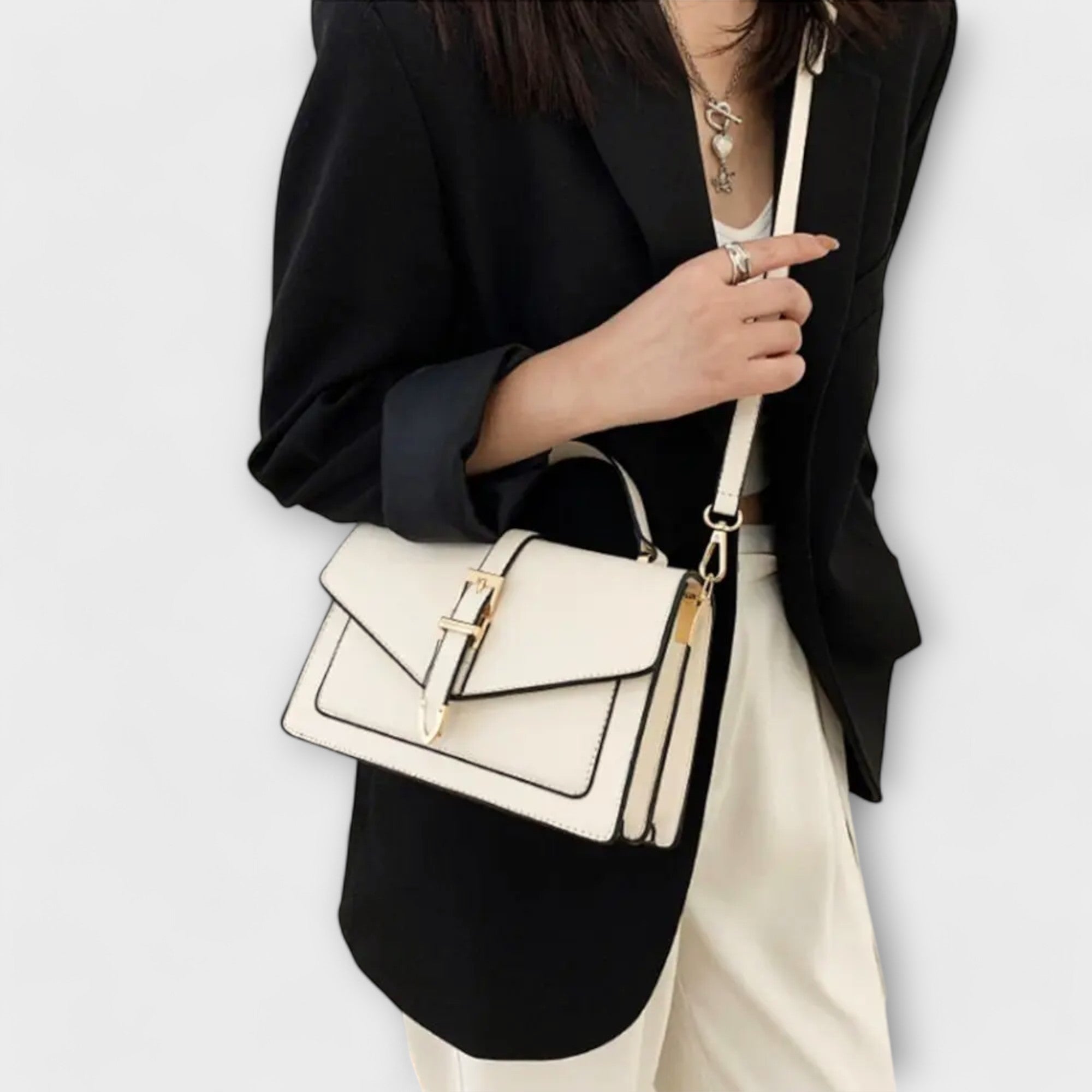 Luniva – Klassische Schultertasche Emma Fioretti