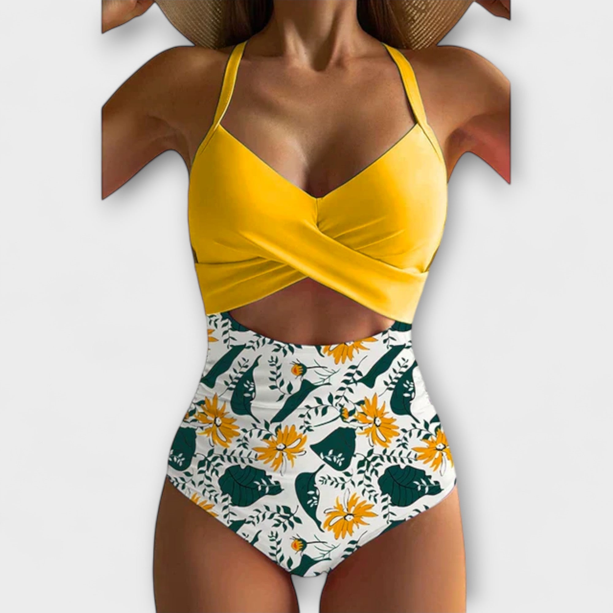 Elviana – Eleganter Badeanzug mit Cut-Out