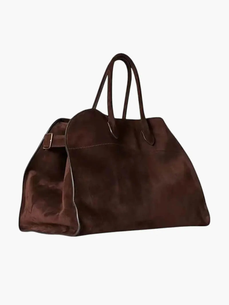 Henna – Vegane Wildleder-Tote mit zeitloser Eleganz - Emma Fioretti