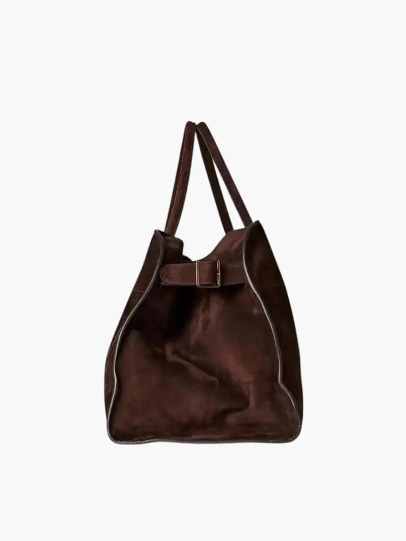 Henna – Vegane Wildleder-Tote mit zeitloser Eleganz - Emma Fioretti