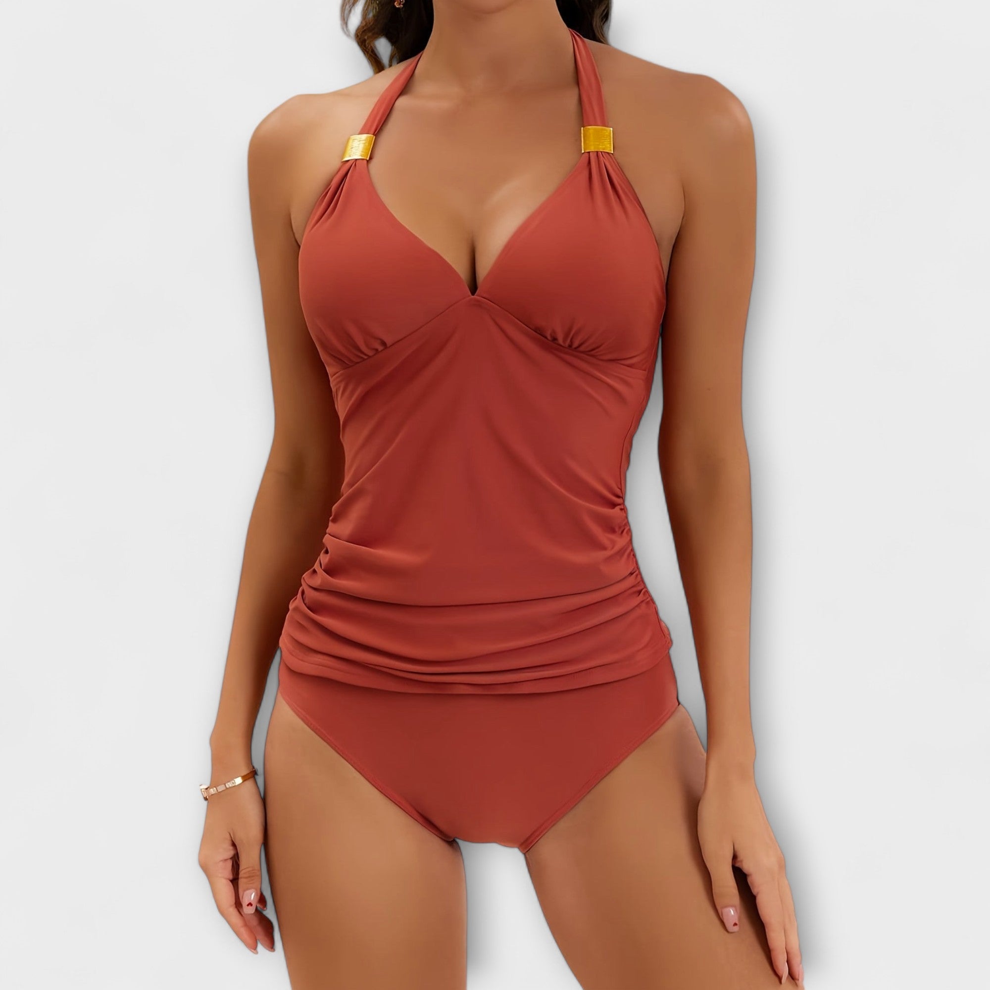 Selira – Eleganter Halterneck-Badeanzug