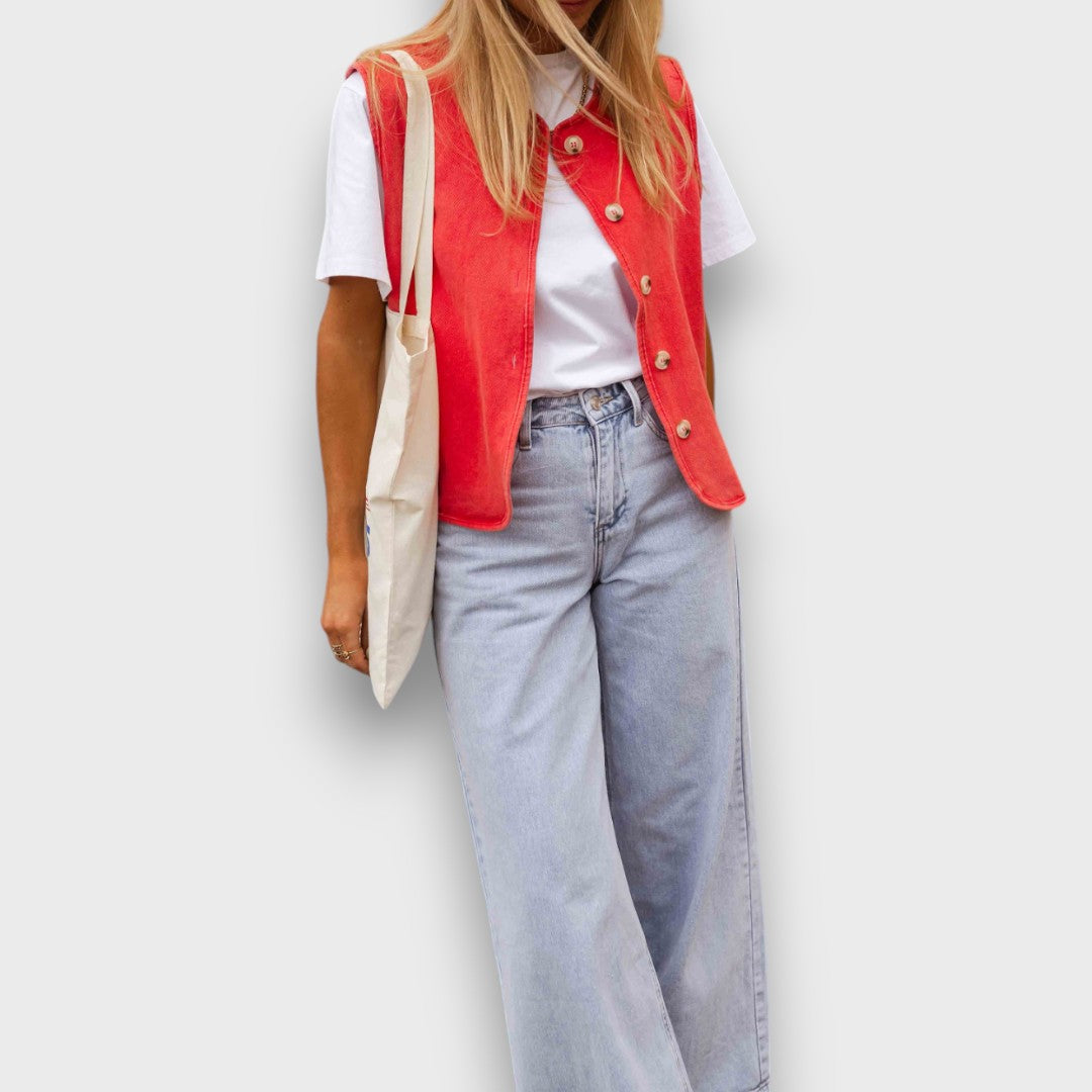 Vera – Letnia kamizelka w stylu retro Emma Fioretti