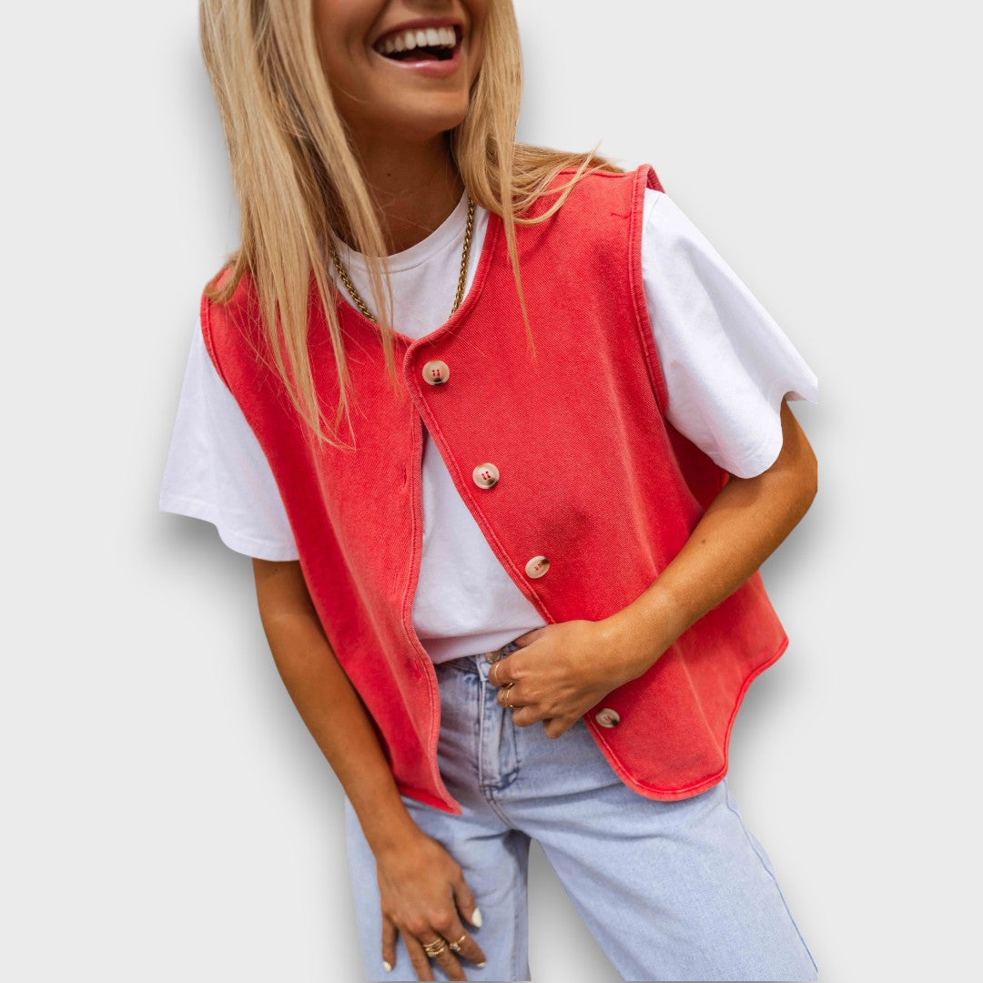 Vera – Letnia kamizelka w stylu retro Emma Fioretti