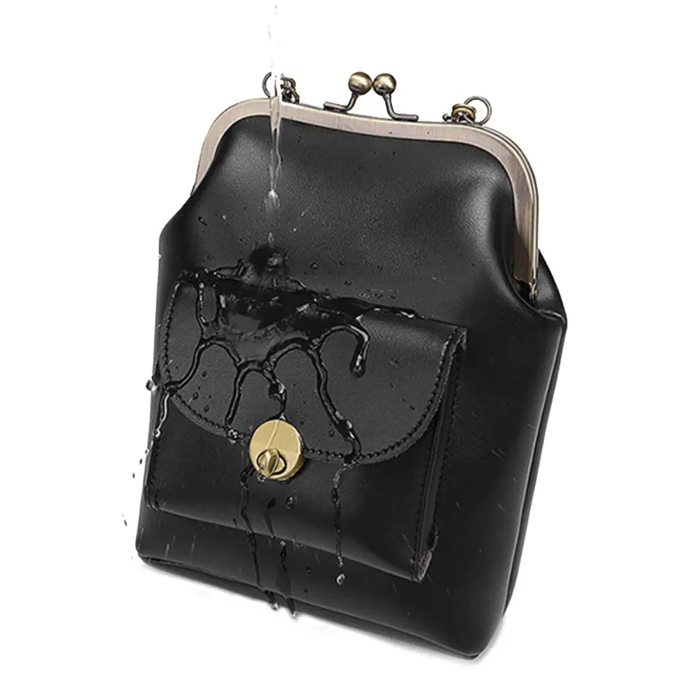 Selmira – Vintage-Tasche mit Kiss-Lock-Verschluss