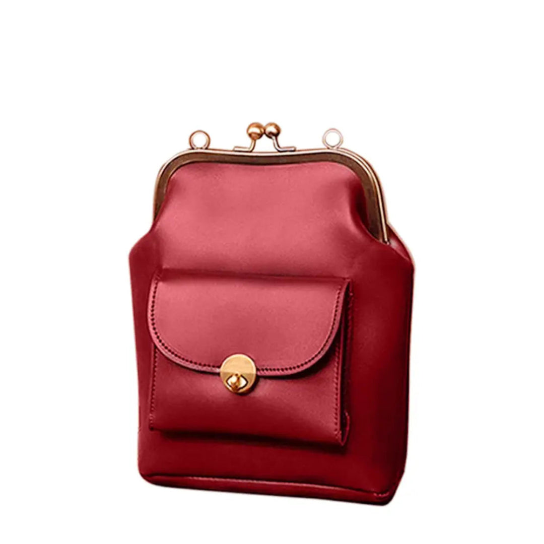 Selmira – Vintage-Tasche mit Kiss-Lock-Verschluss