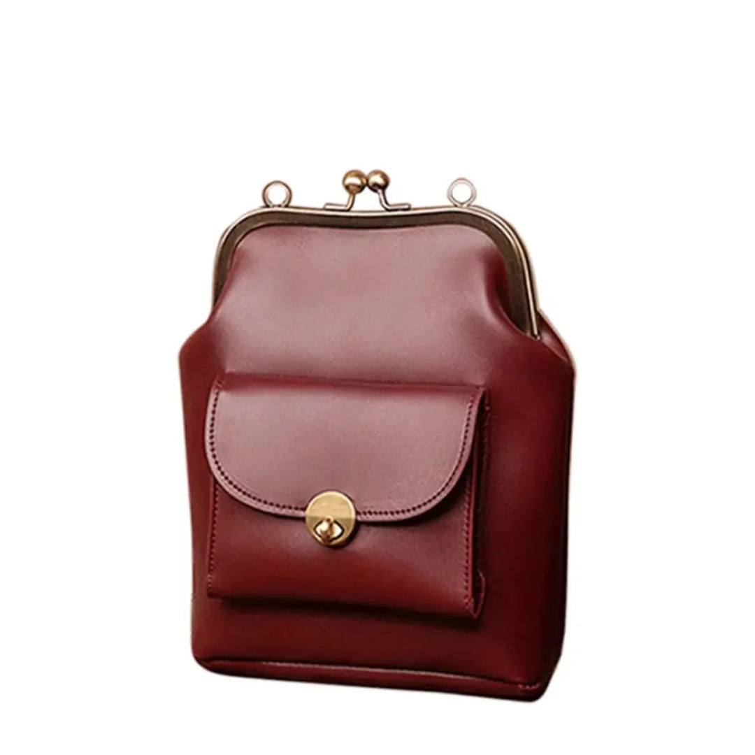 Selmira – Vintage-Tasche mit Kiss-Lock-Verschluss