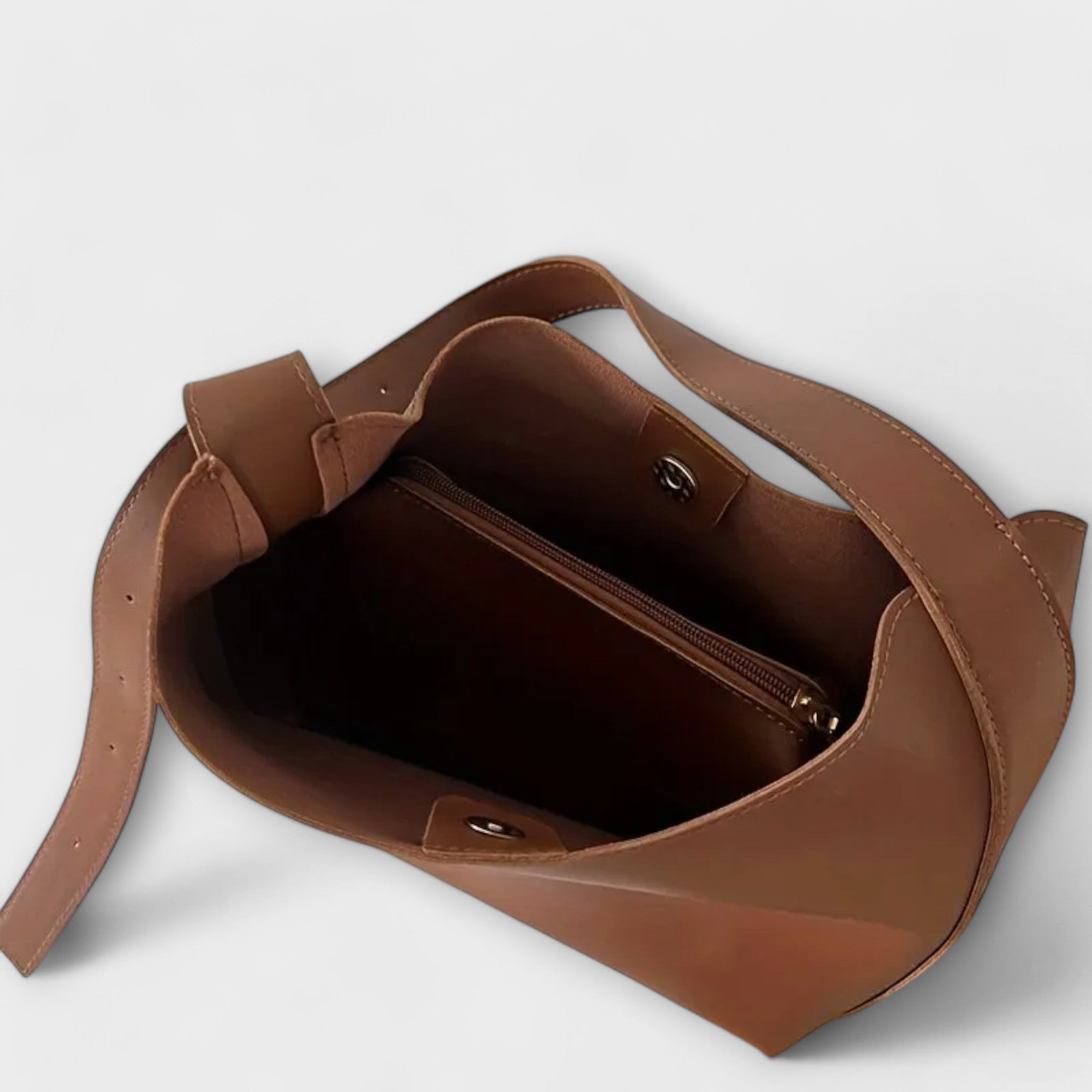 Lora. – Elegante Lederschultertasche Emma Fioretti