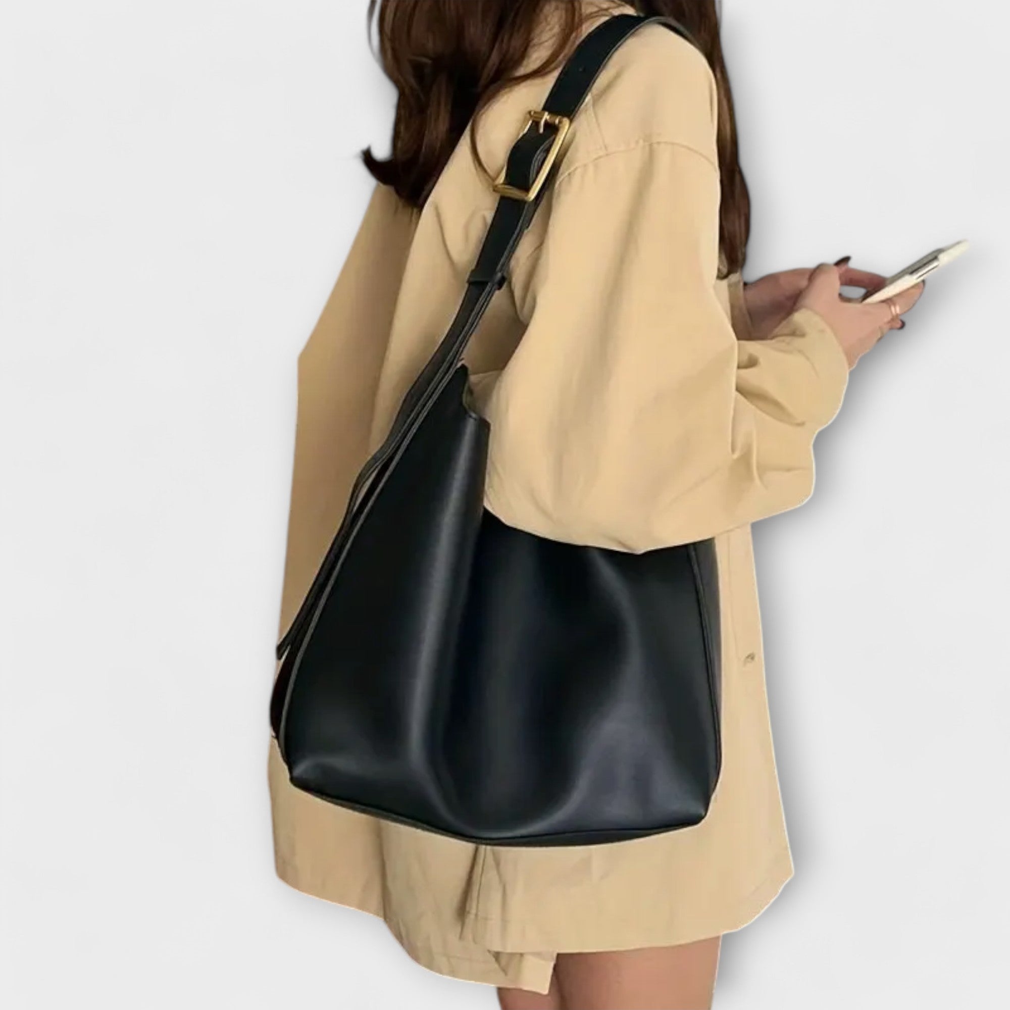 Lora. – Elegante Lederschultertasche Emma Fioretti