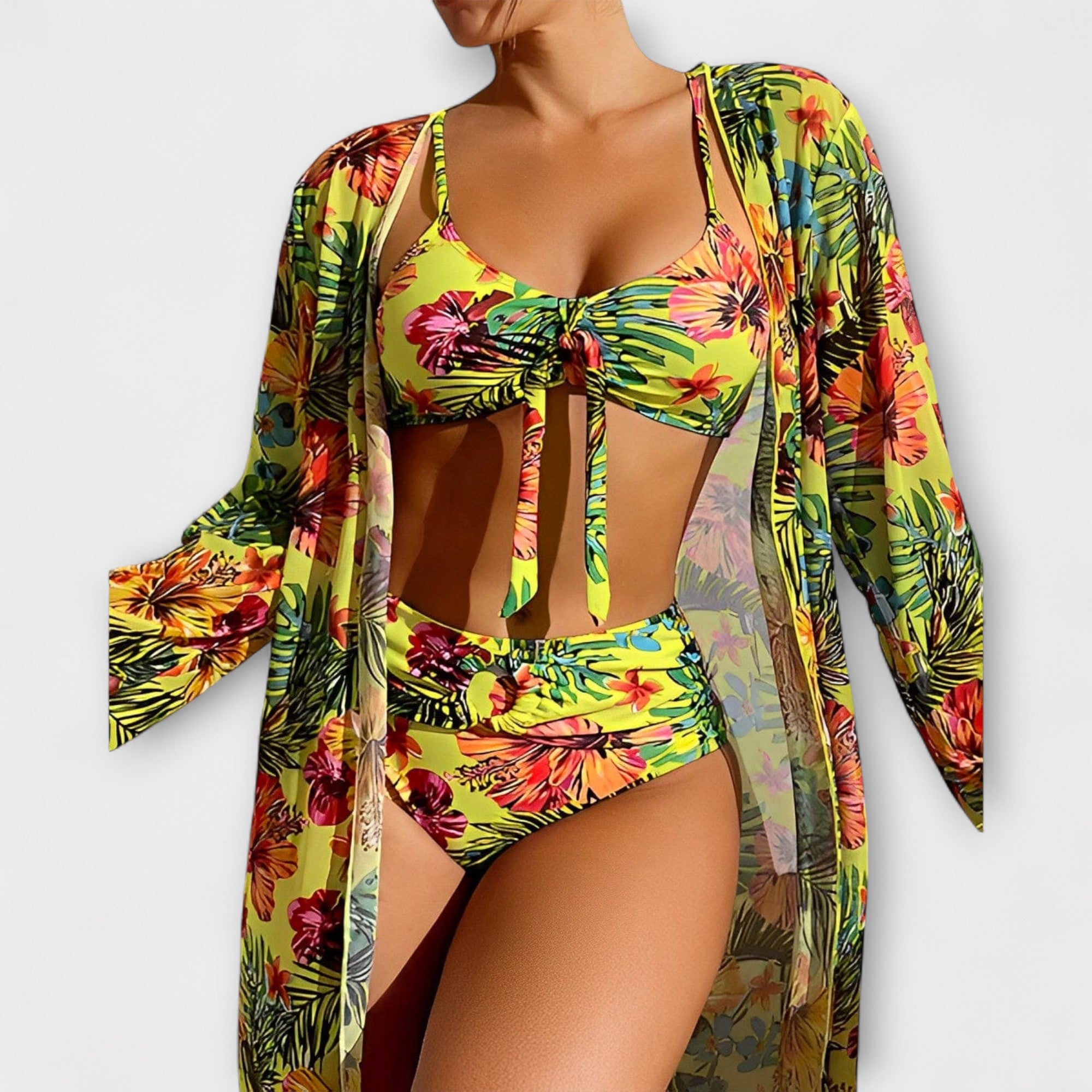 Malani – 3-teiliges Bikini-Set mit tropischem Flair
